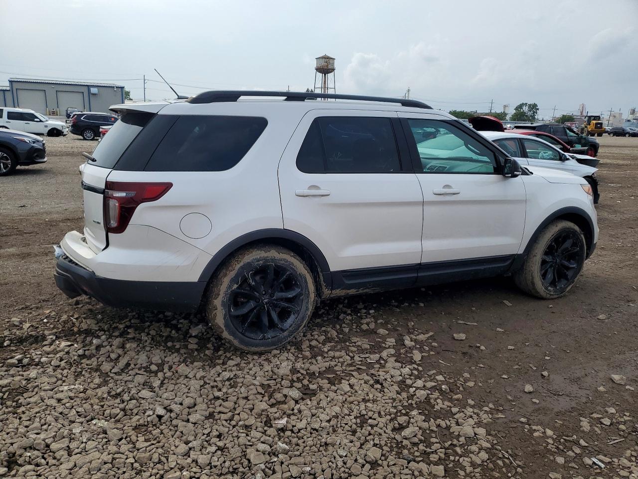 2015 Ford Explorer Sport White vin: 1FM5K8GT7FGC14994