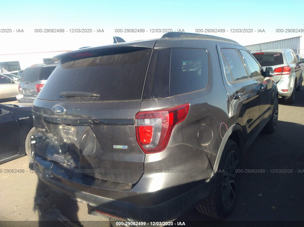 2016 Ford Explorer Sport Black vin: 1FM5K8GT7GGC84366