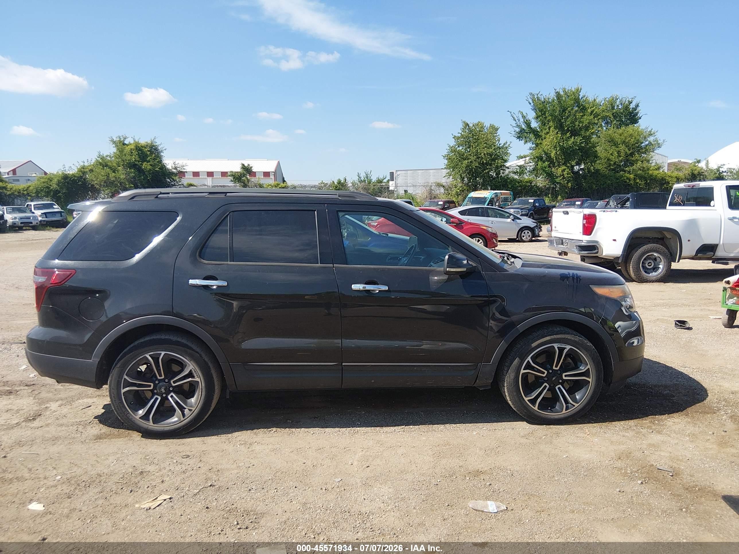 2013 Ford Explorer Sport Black vin: 1FM5K8GT8DGA68859