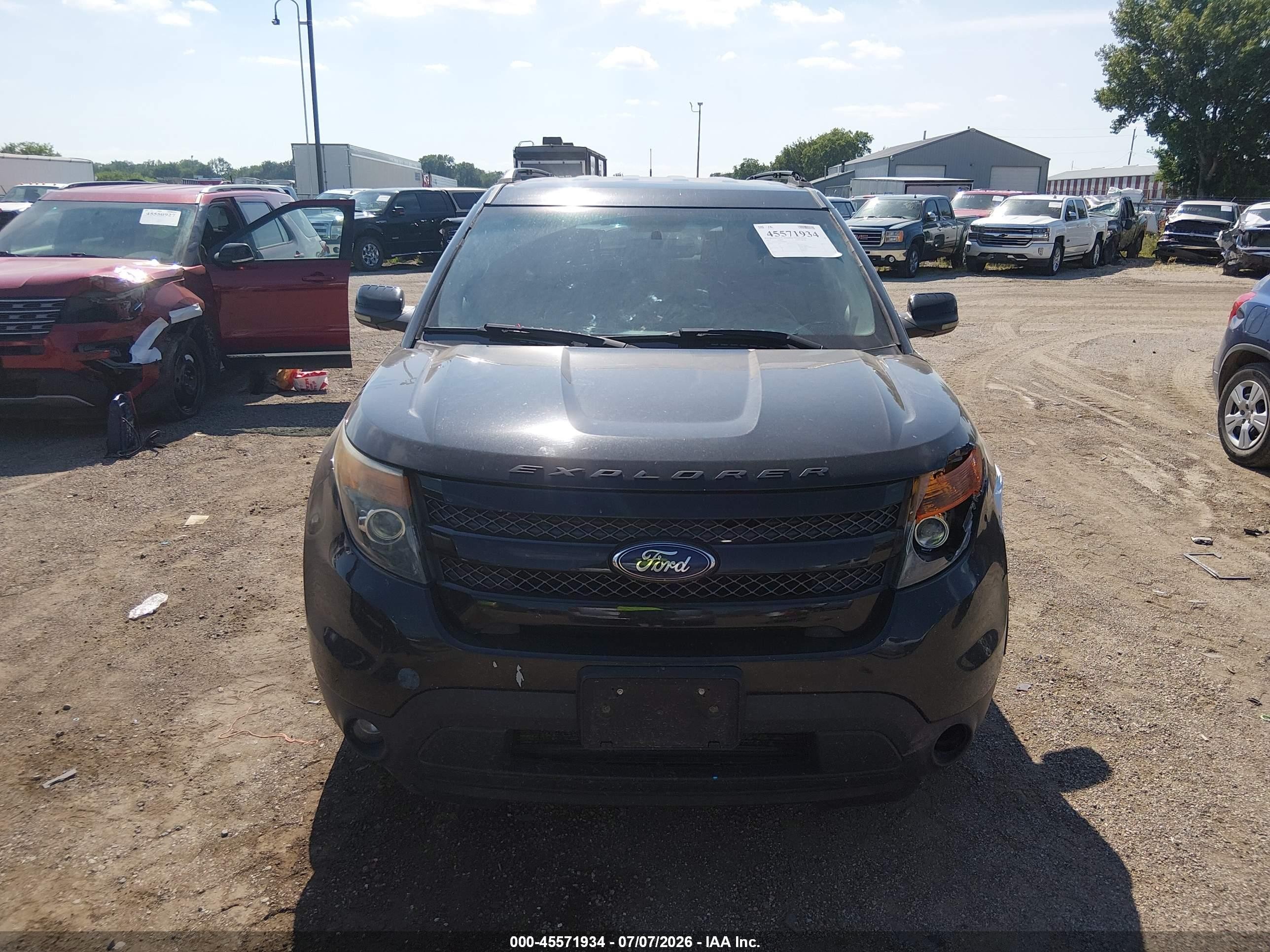 2013 Ford Explorer Sport Black vin: 1FM5K8GT8DGA68859
