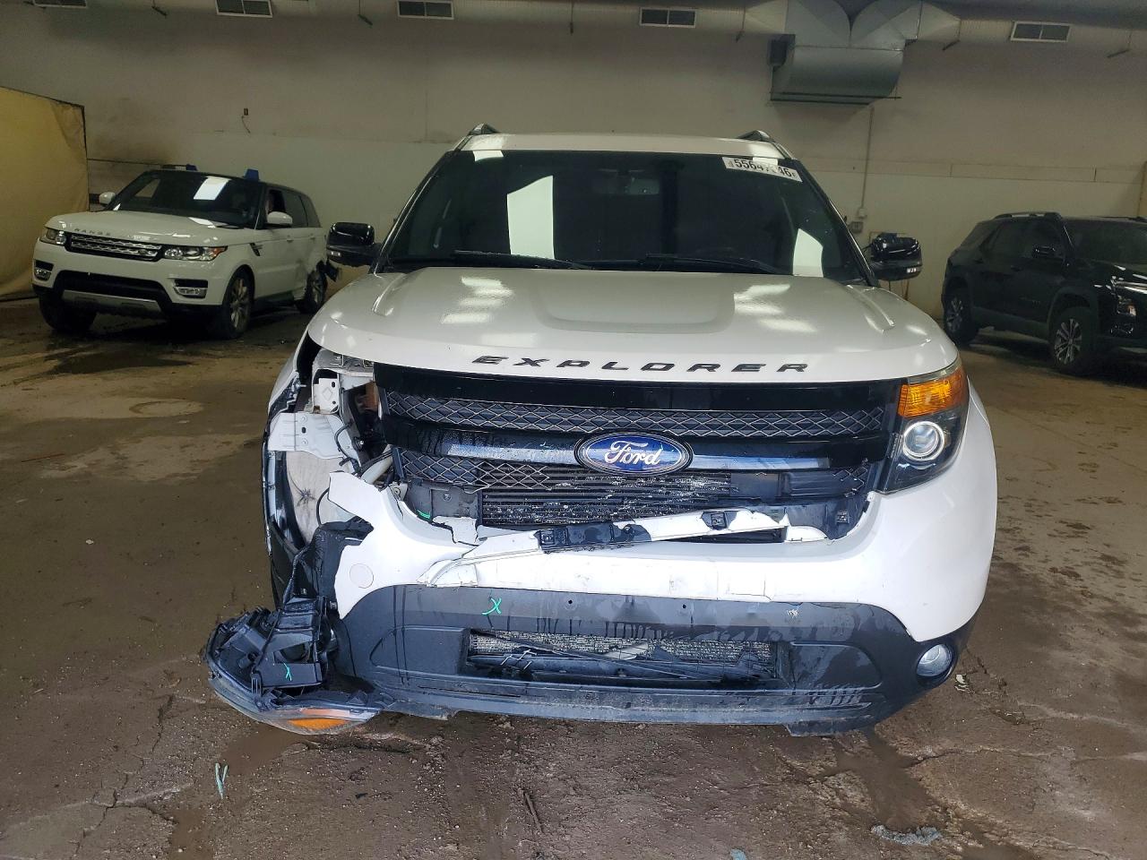 2013 Ford Explorer Sport White vin: 1FM5K8GT8DGC32675