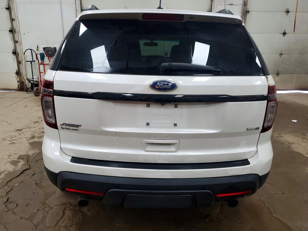 2013 Ford Explorer Sport White vin: 1FM5K8GT8DGC32675