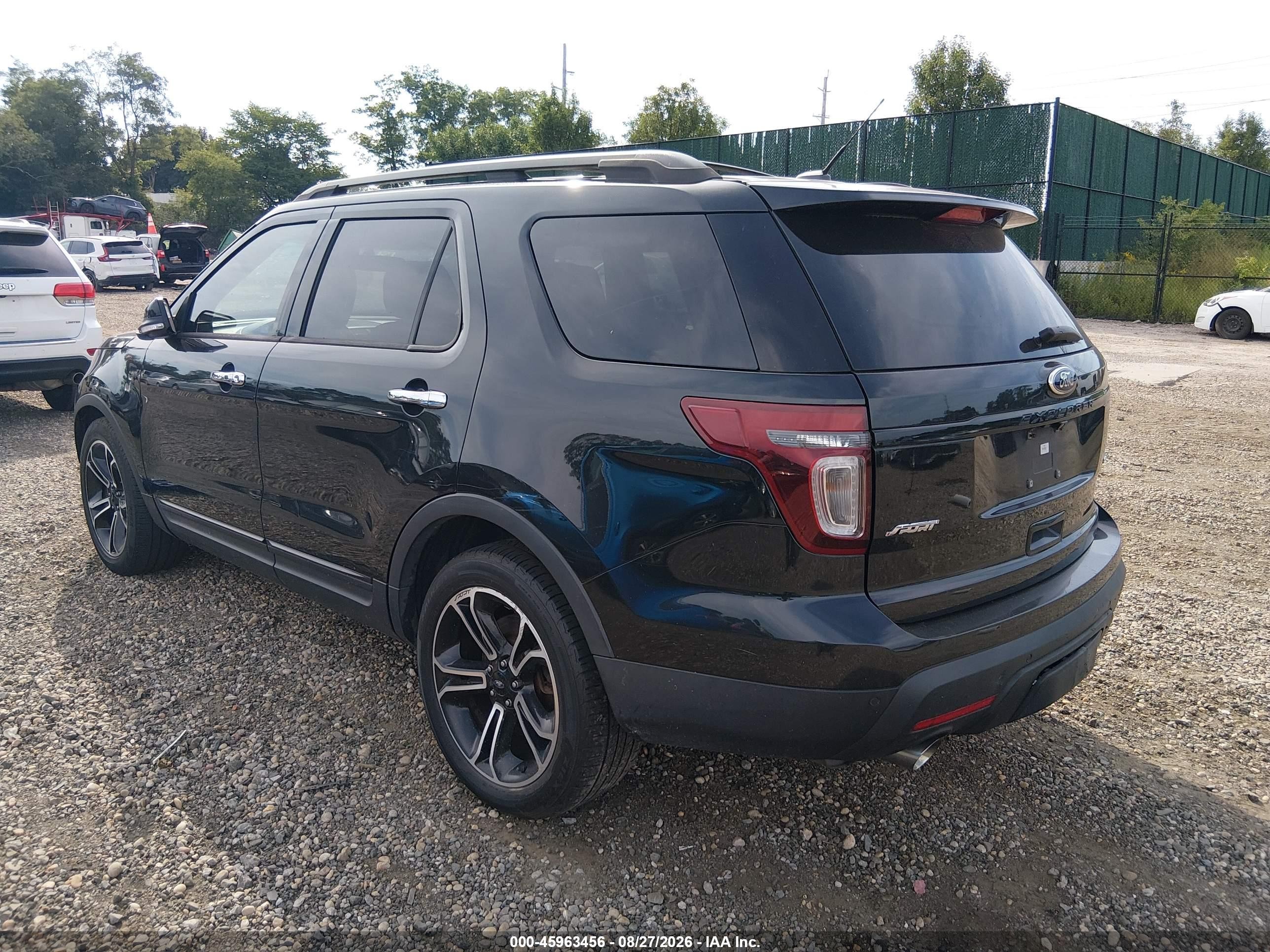 2014 Ford Explorer Sport Black vin: 1FM5K8GT8EGA10672
