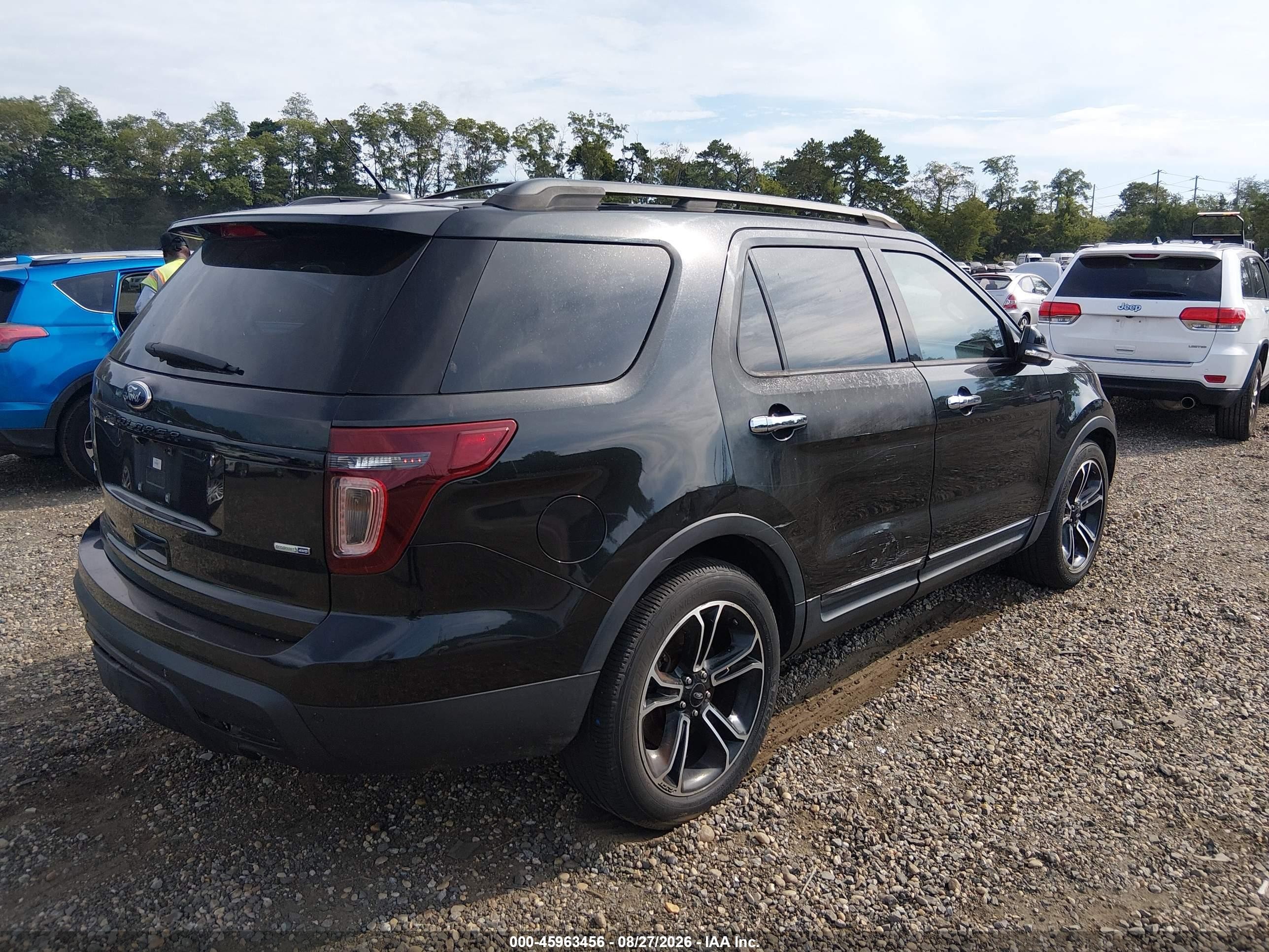 2014 Ford Explorer Sport Black vin: 1FM5K8GT8EGA10672