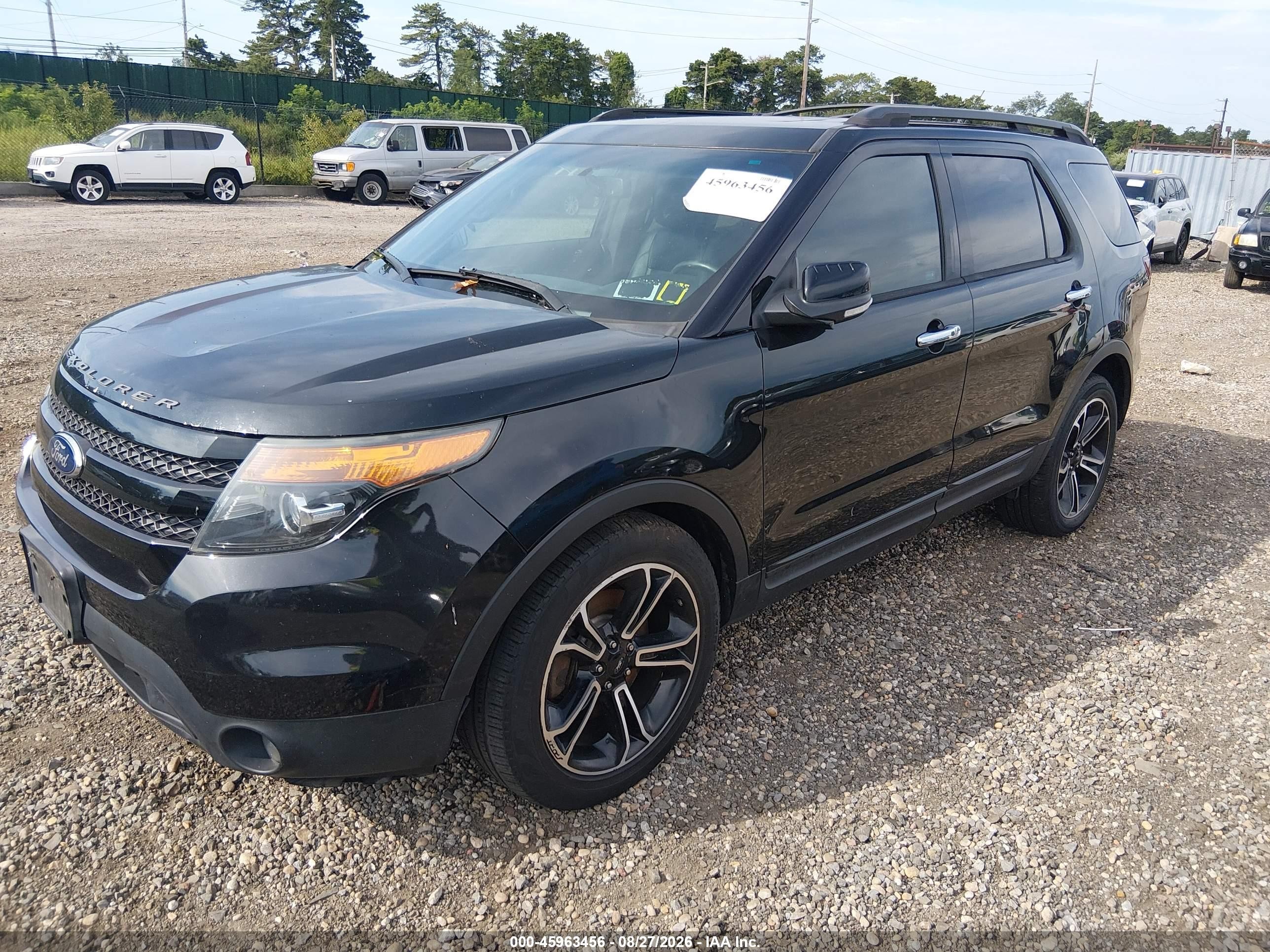 2014 Ford Explorer Sport Black vin: 1FM5K8GT8EGA10672