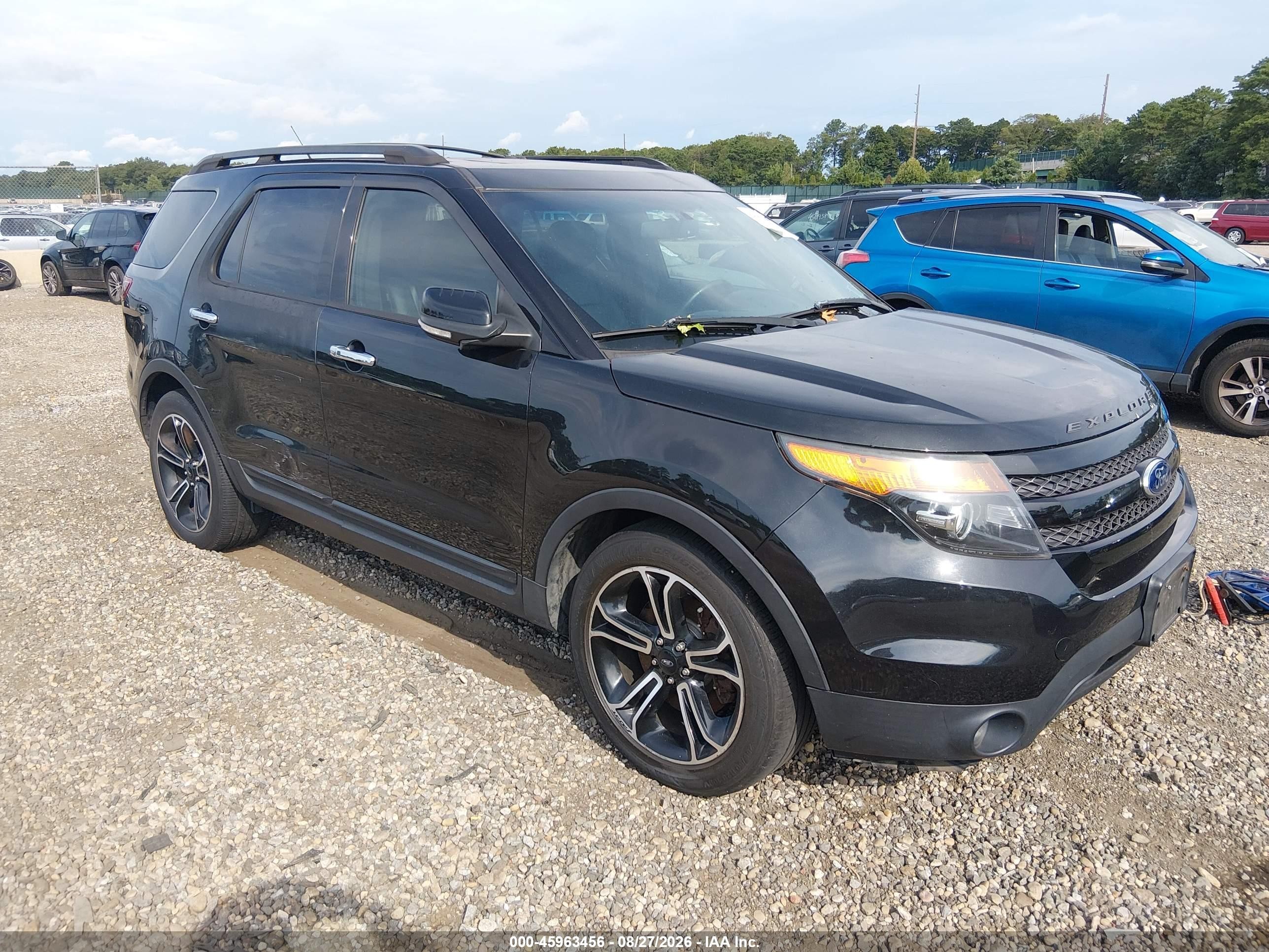 2014 Ford Explorer Sport Black vin: 1FM5K8GT8EGA10672