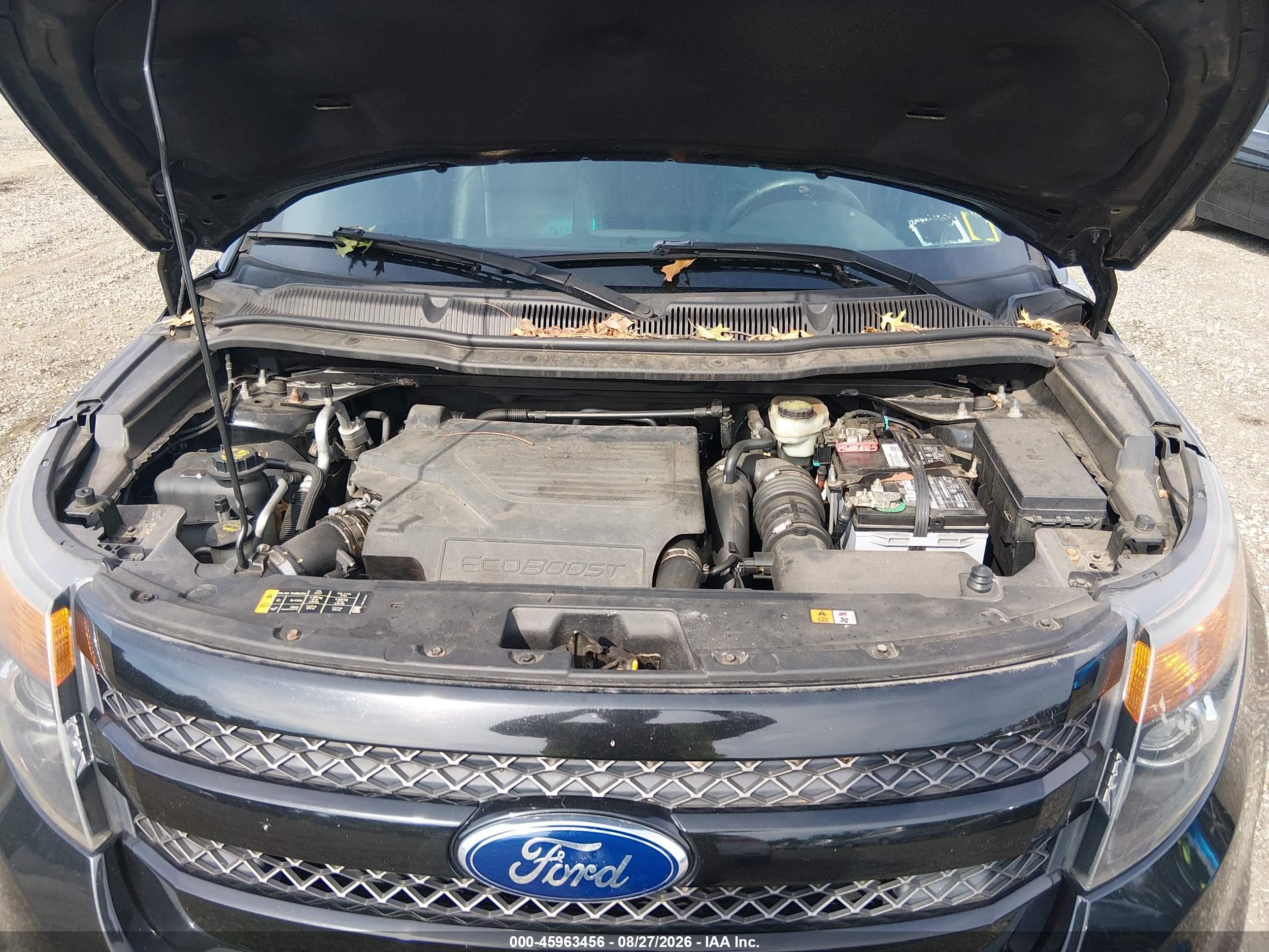2014 Ford Explorer Sport Black vin: 1FM5K8GT8EGA10672