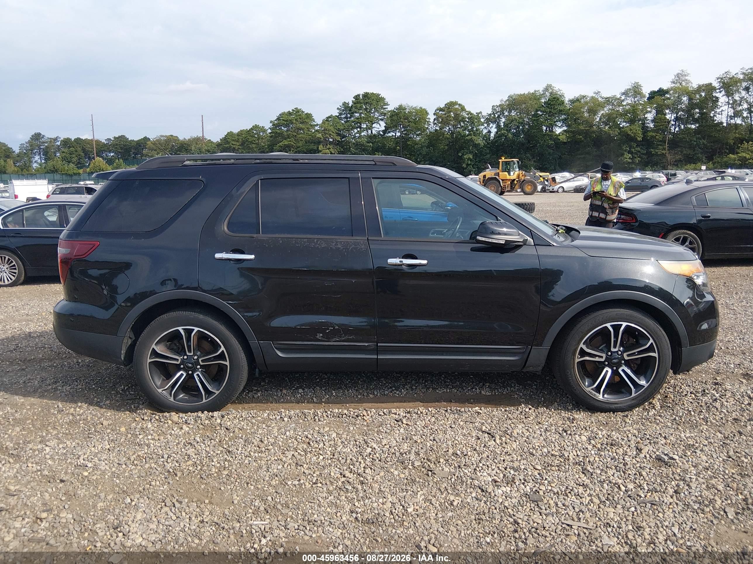 2014 Ford Explorer Sport Black vin: 1FM5K8GT8EGA10672
