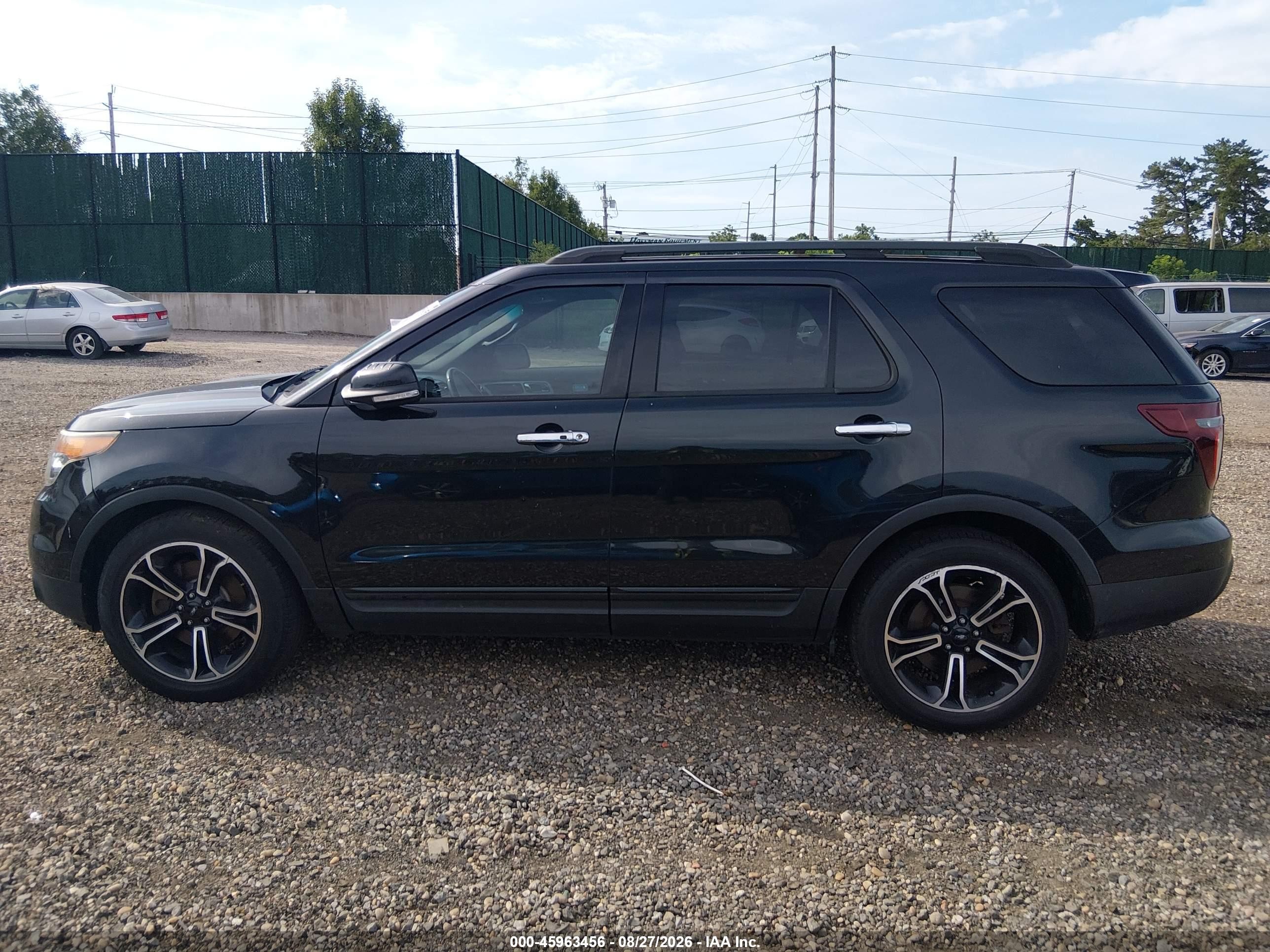 2014 Ford Explorer Sport Black vin: 1FM5K8GT8EGA10672
