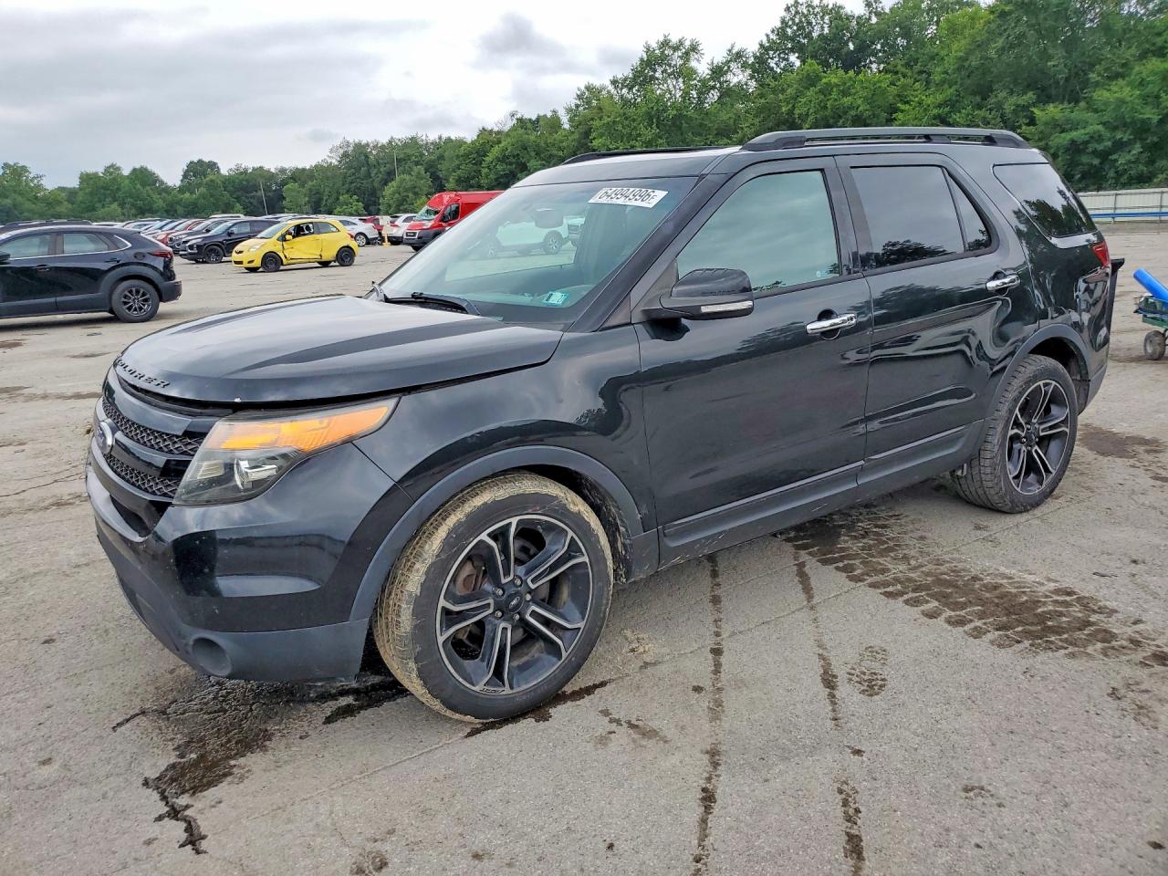 2014 Ford Explorer Sport Black vin: 1FM5K8GT8EGA58916