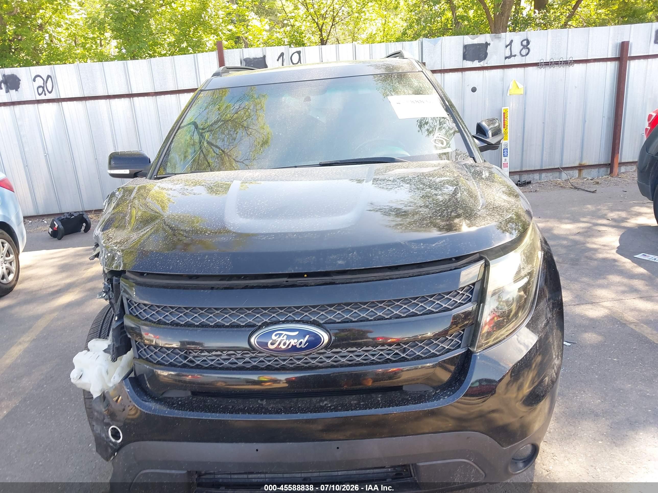 2014 Ford Explorer Sport Black vin: 1FM5K8GT8EGC12654