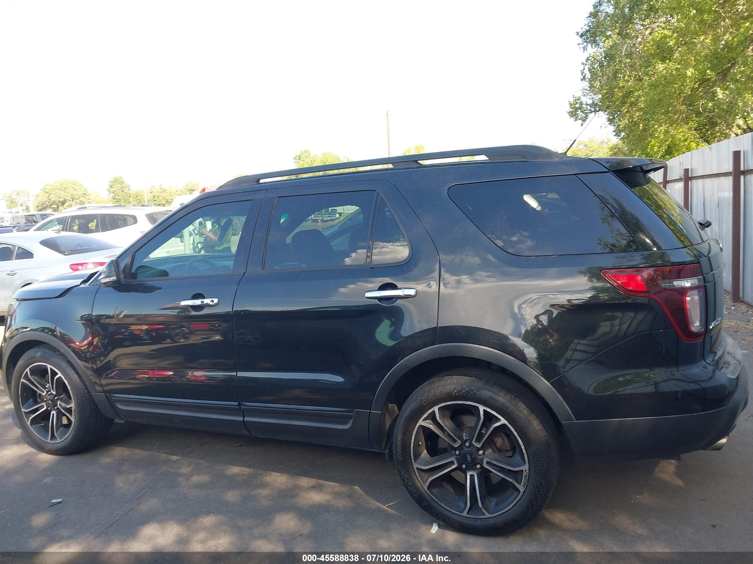2014 Ford Explorer Sport Black vin: 1FM5K8GT8EGC12654