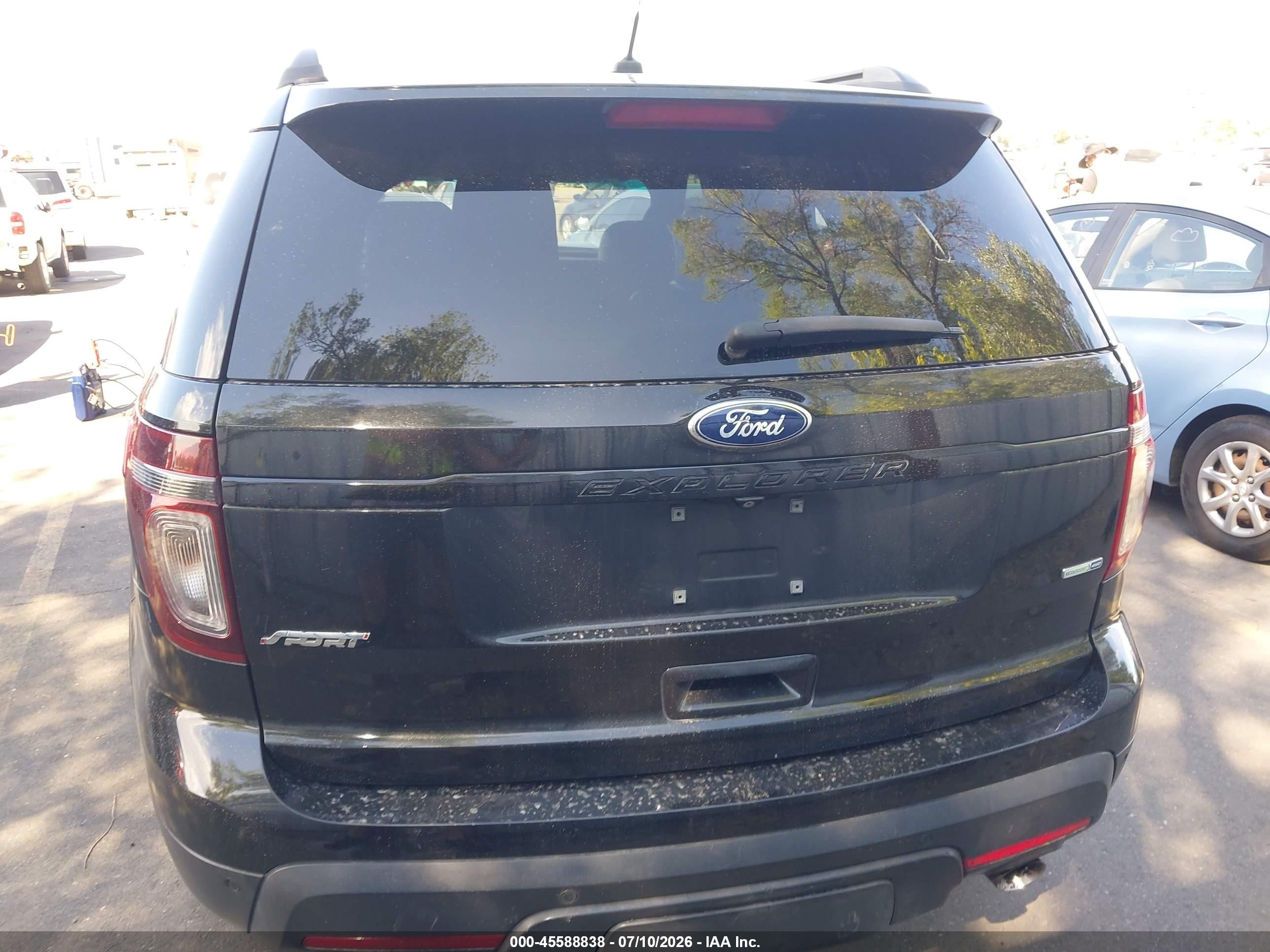 2014 Ford Explorer Sport Black vin: 1FM5K8GT8EGC12654