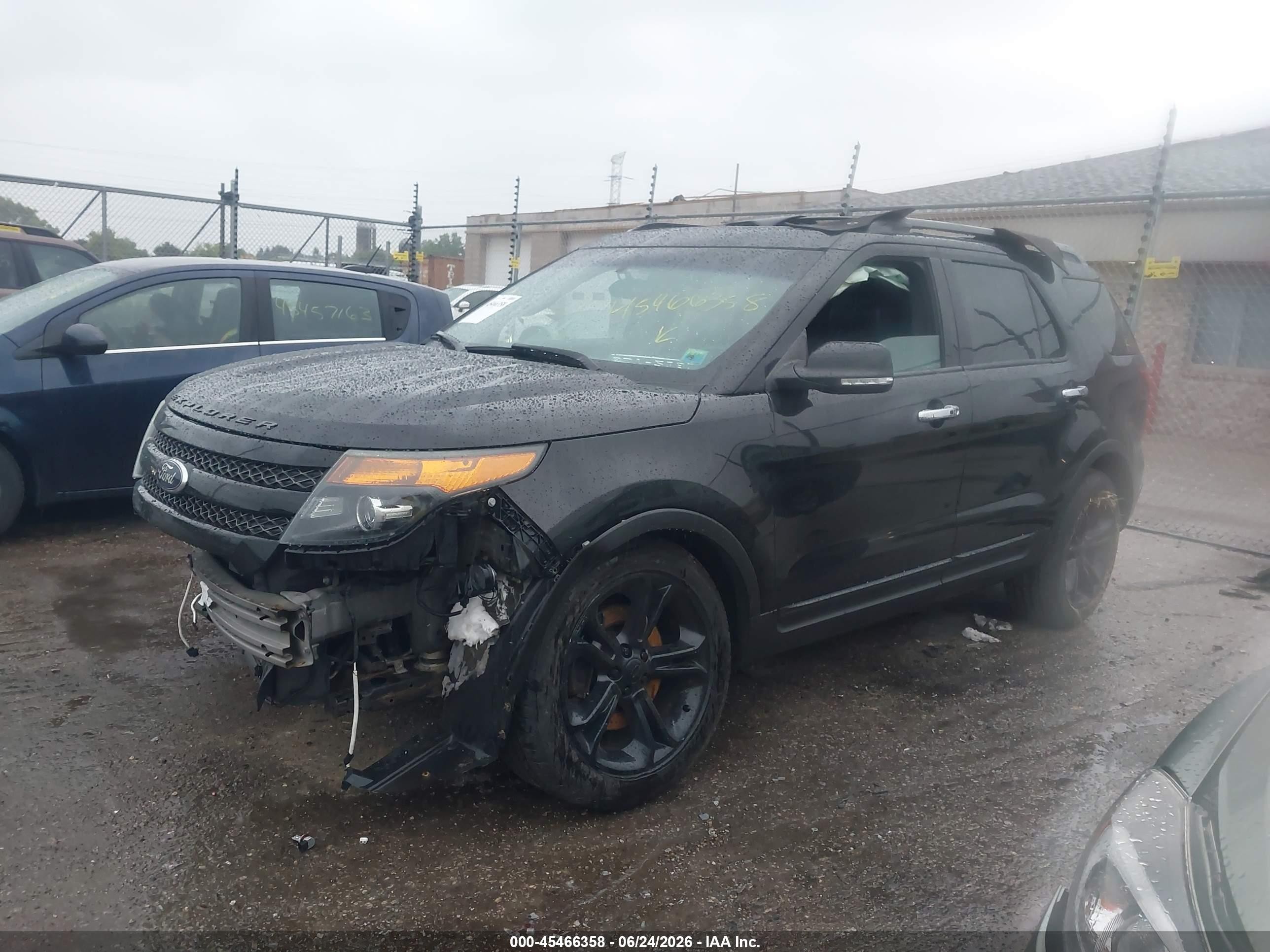 2014 Ford Explorer Sport Black vin: 1FM5K8GT8EGC21824