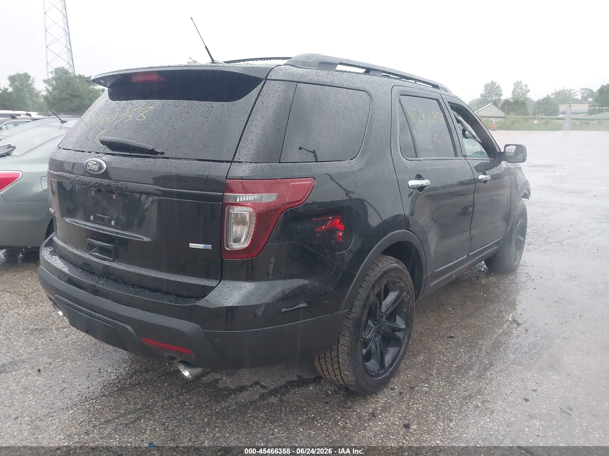 2014 Ford Explorer Sport Black vin: 1FM5K8GT8EGC21824