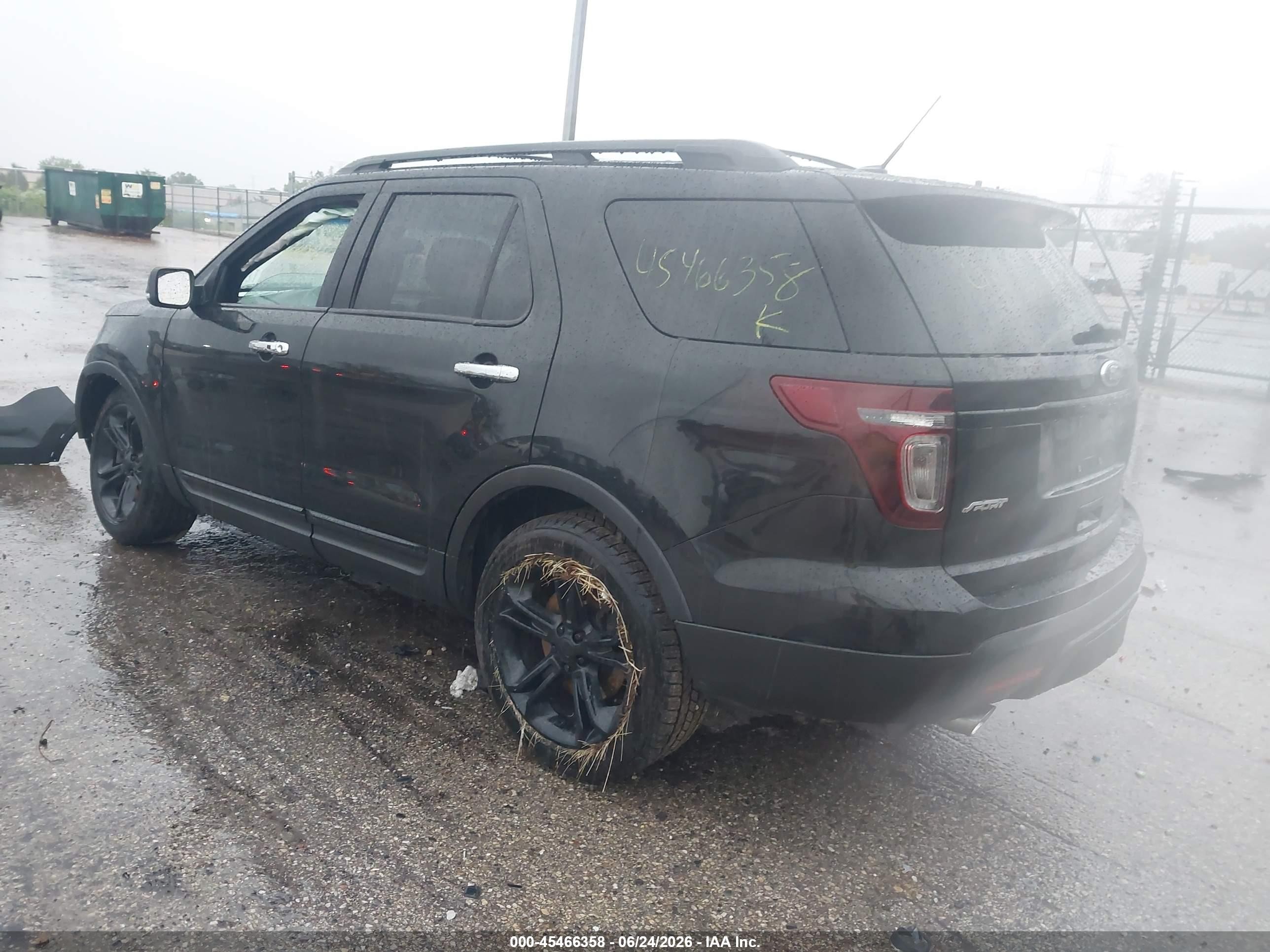 2014 Ford Explorer Sport Black vin: 1FM5K8GT8EGC21824