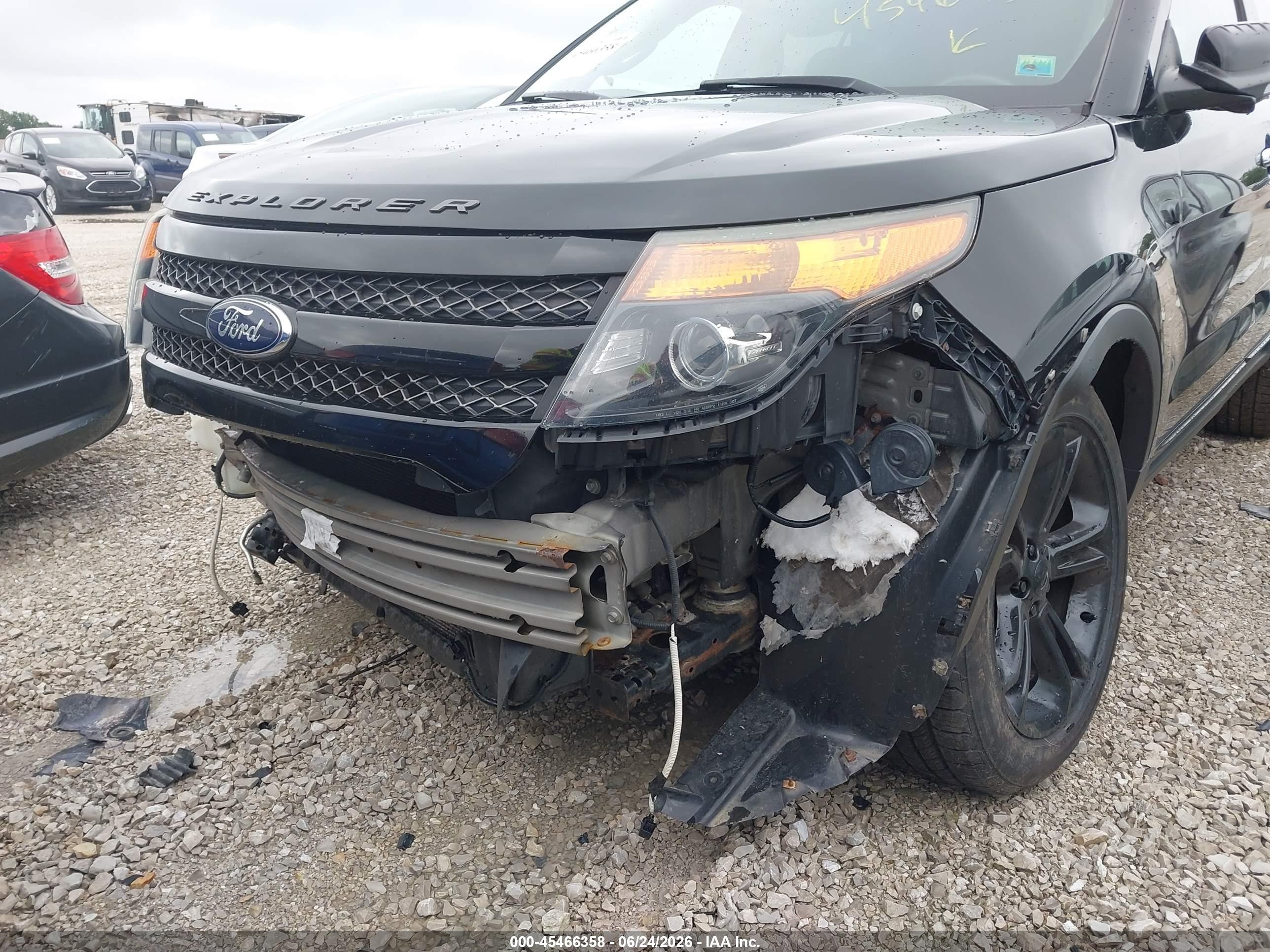 2014 Ford Explorer Sport Black vin: 1FM5K8GT8EGC21824