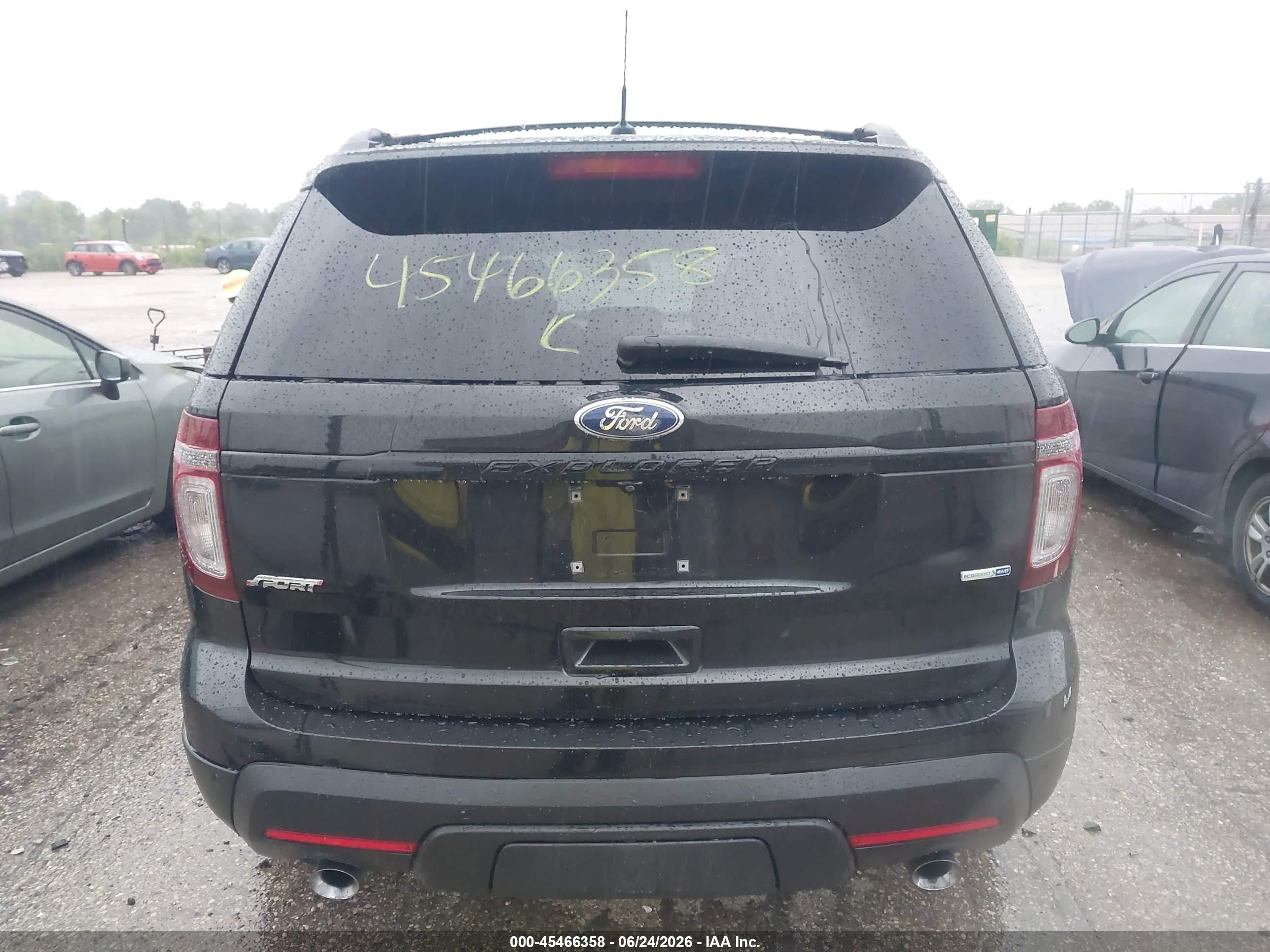 2014 Ford Explorer Sport Black vin: 1FM5K8GT8EGC21824