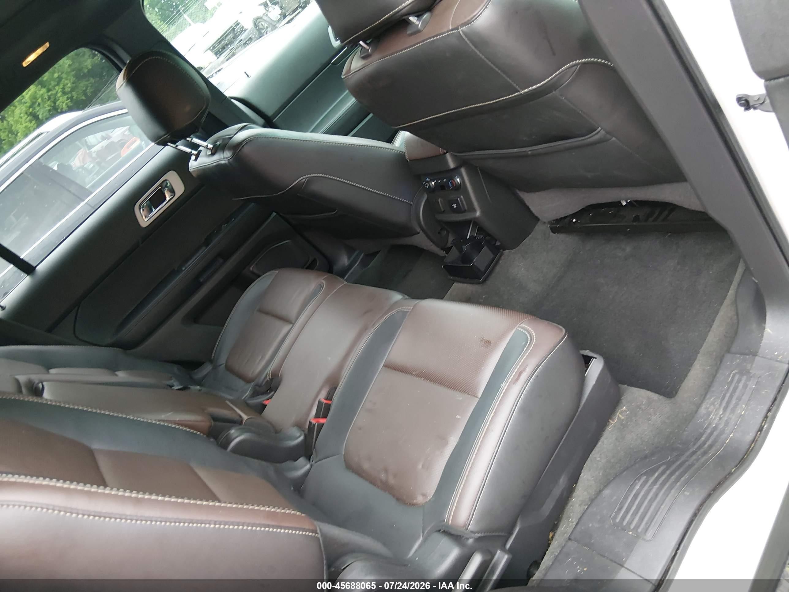 2014 Ford Explorer Sport Белый vin: 1FM5K8GT8EGC46190