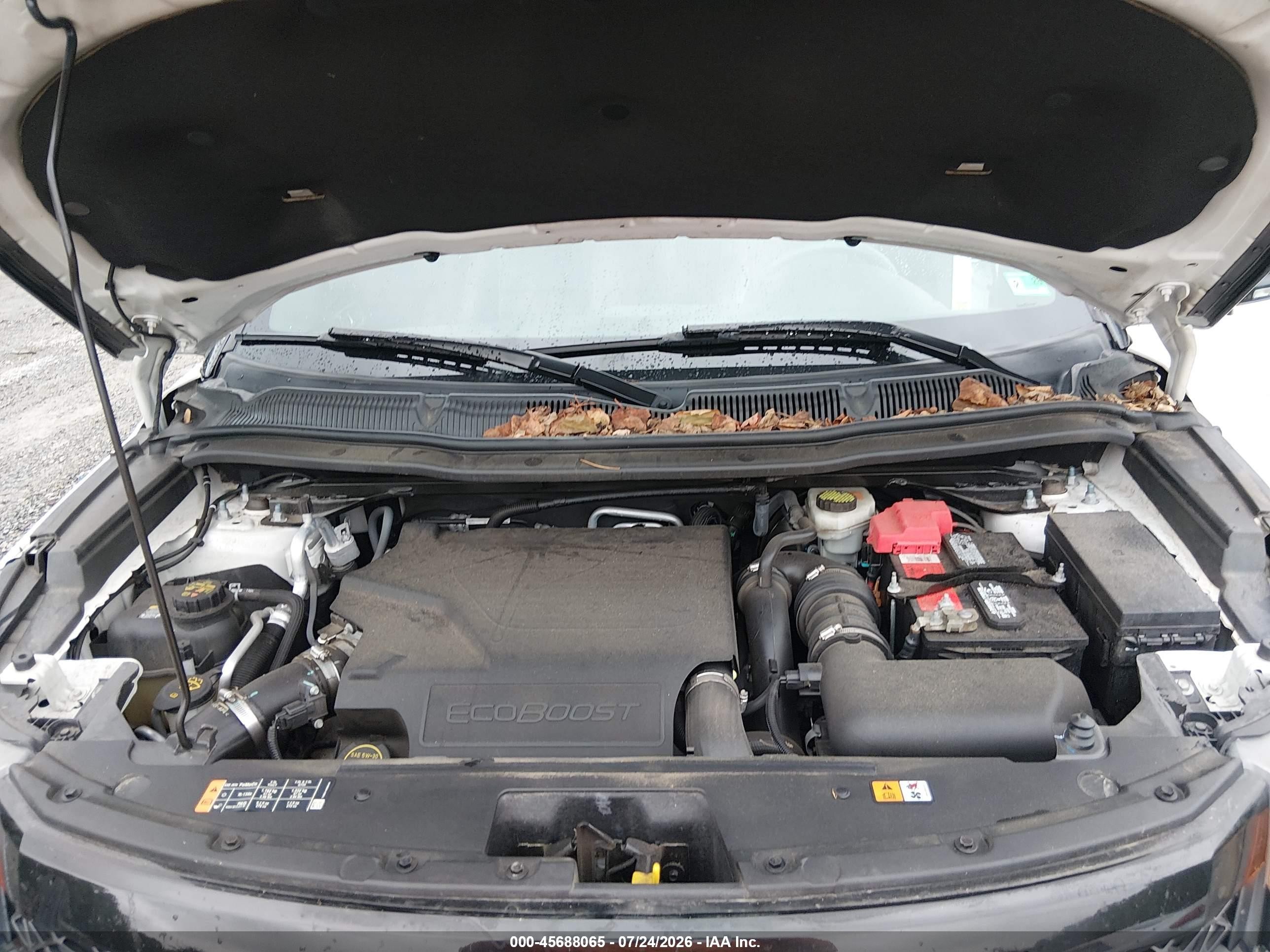 2014 Ford Explorer Sport Белый vin: 1FM5K8GT8EGC46190