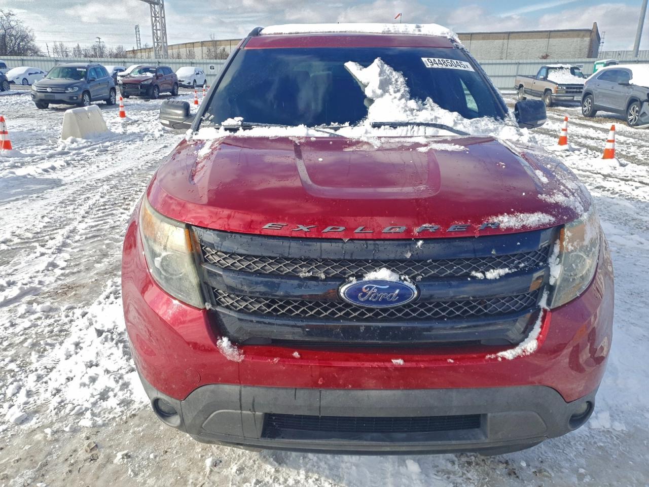 2014 Ford Explorer Sport Maroon vin: 1FM5K8GT8EGC56878