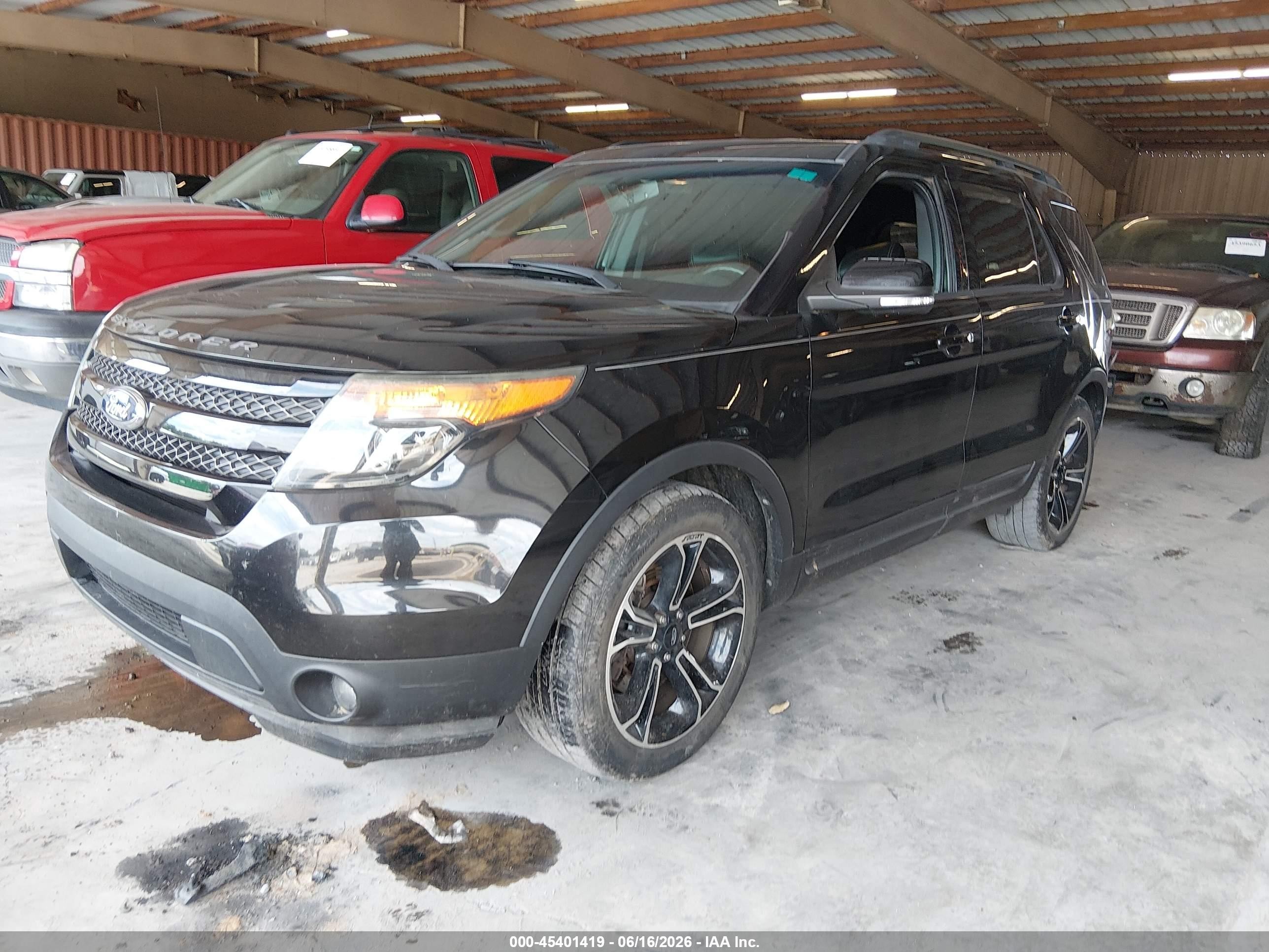 2015 Ford Explorer Sport Black vin: 1FM5K8GT8FGA25853