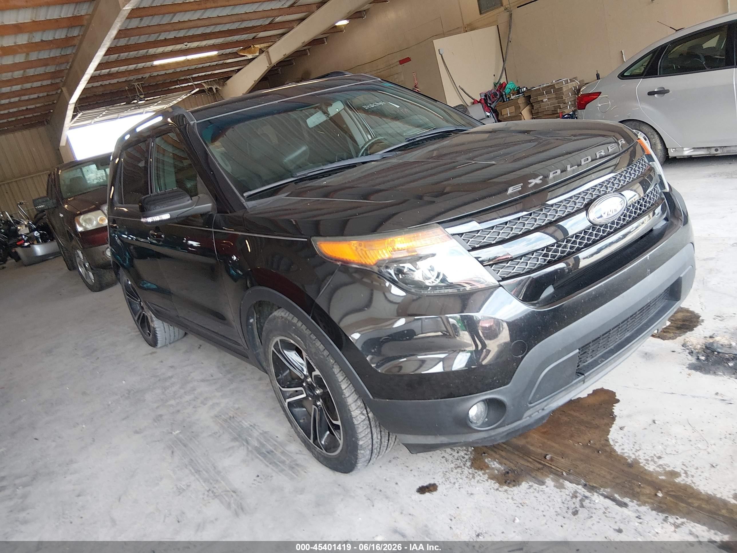 2015 Ford Explorer Sport Black vin: 1FM5K8GT8FGA25853