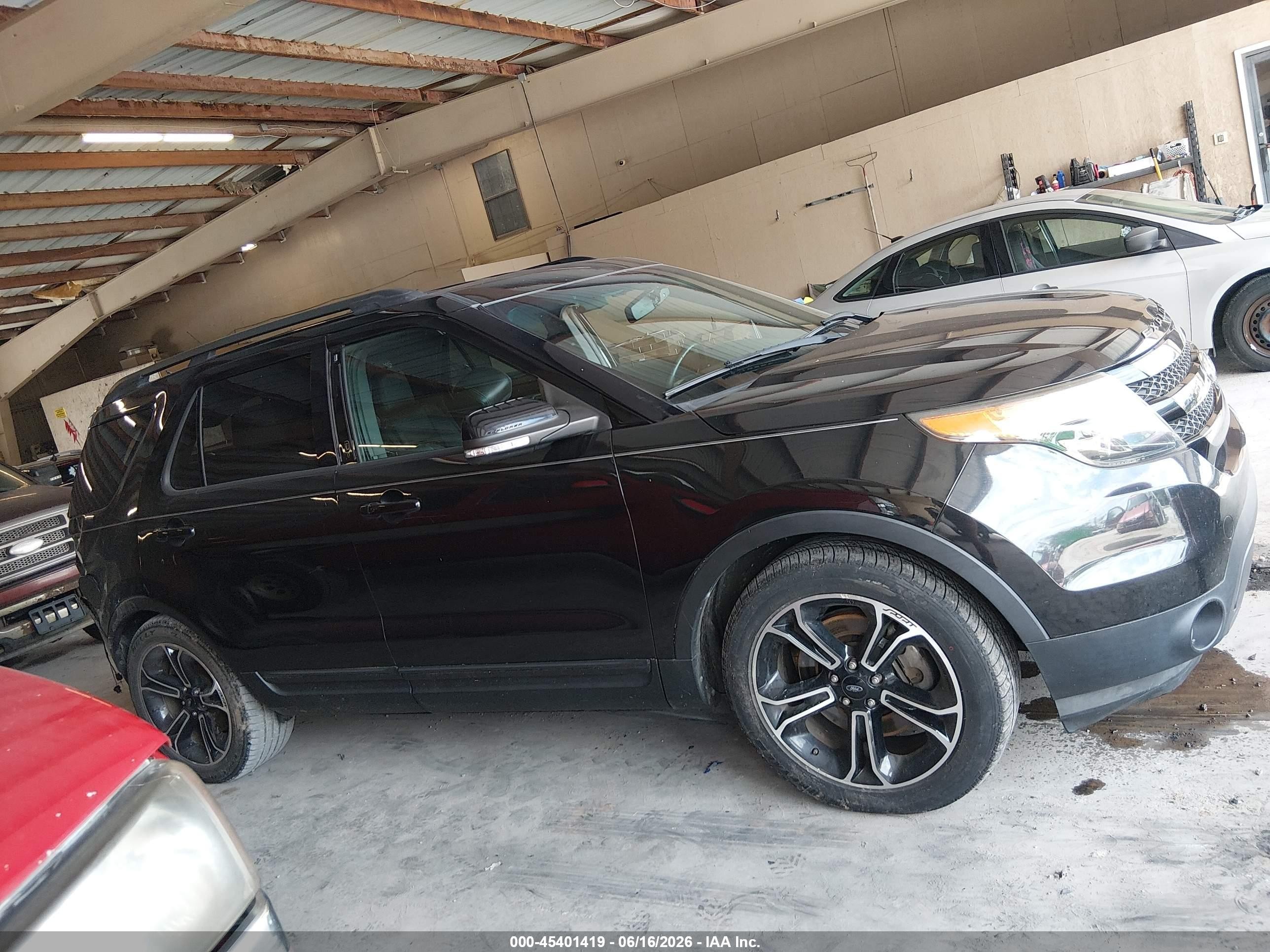 2015 Ford Explorer Sport Black vin: 1FM5K8GT8FGA25853