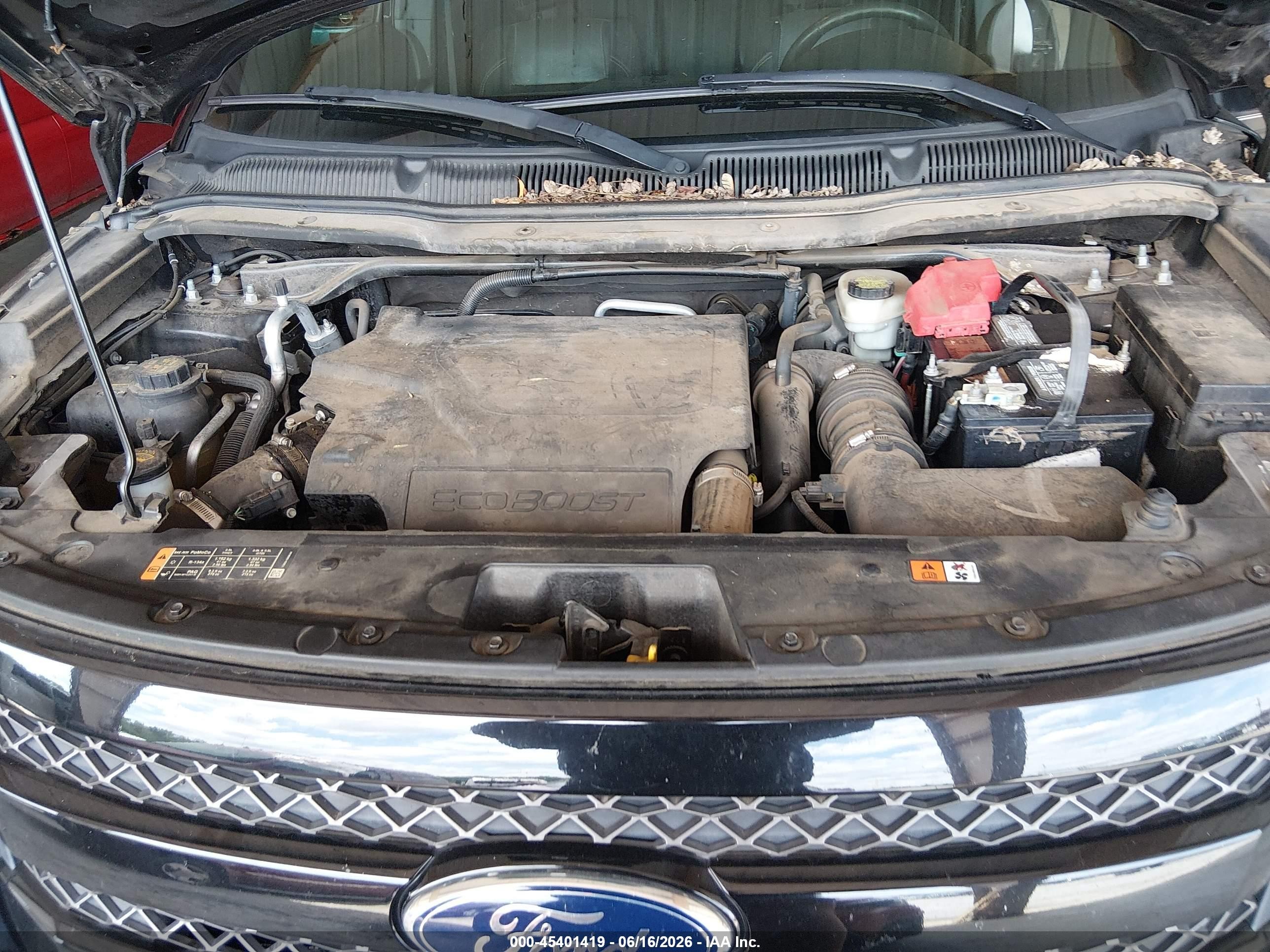 2015 Ford Explorer Sport Black vin: 1FM5K8GT8FGA25853