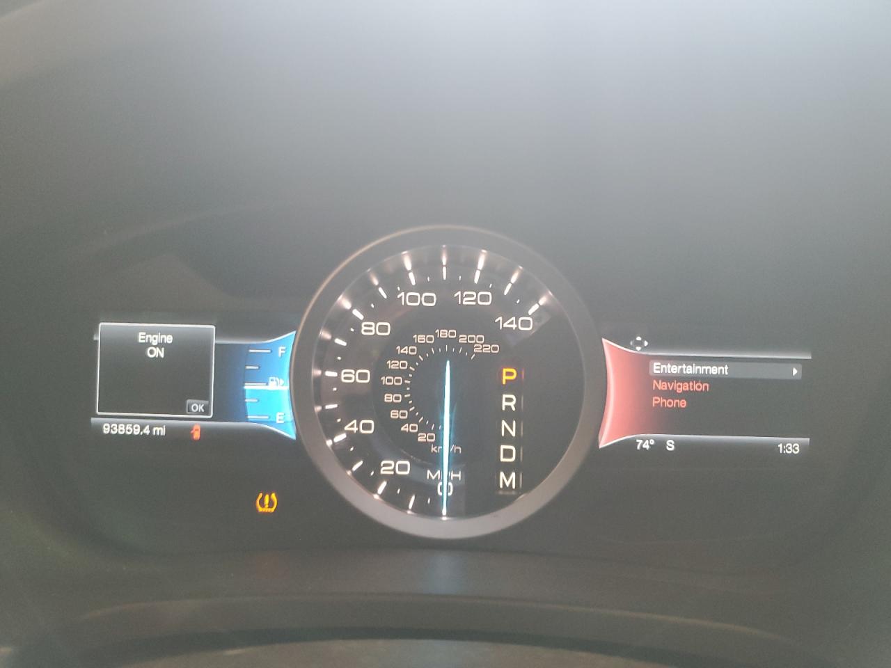 2015 Ford Explorer Sport Серый vin: 1FM5K8GT8FGB95307 Damage: Warning - Tire Pressure, On, Unacceptable