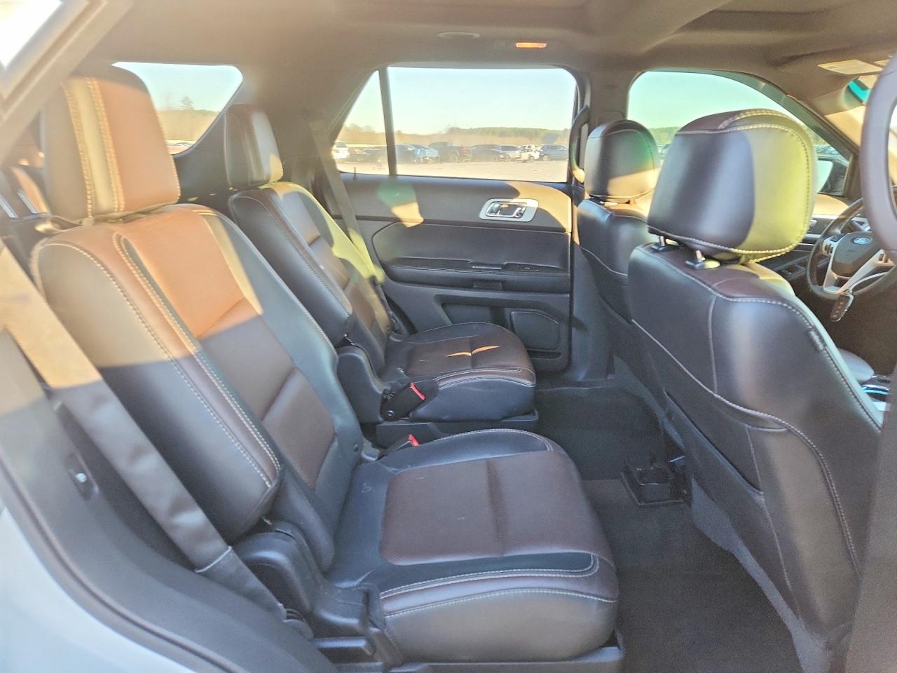2015 Ford Explorer White vin: 1FM5K8GT8FGB95596