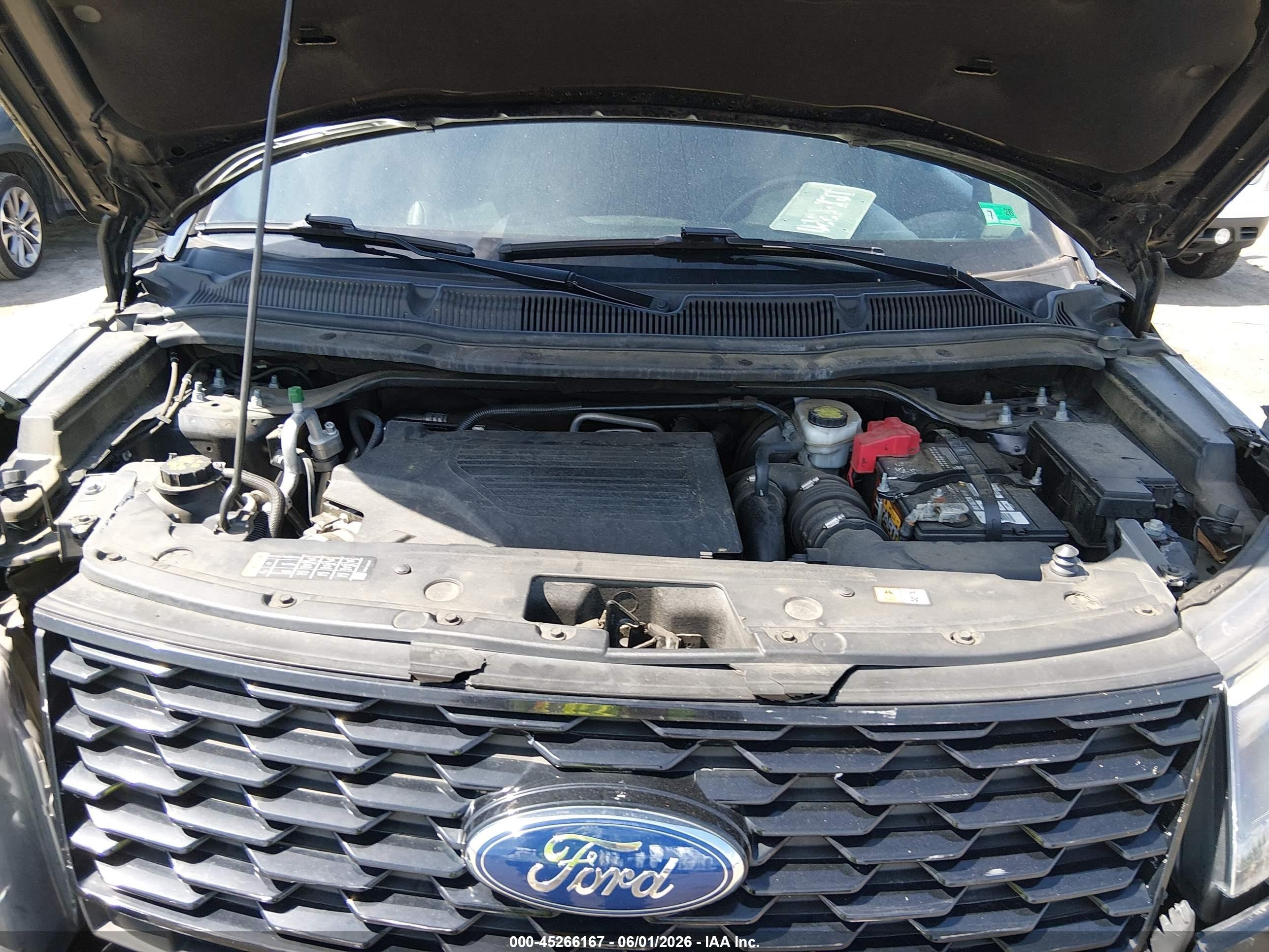 2018 Ford Explorer Sport Black vin: 1FM5K8GT8JGC90216