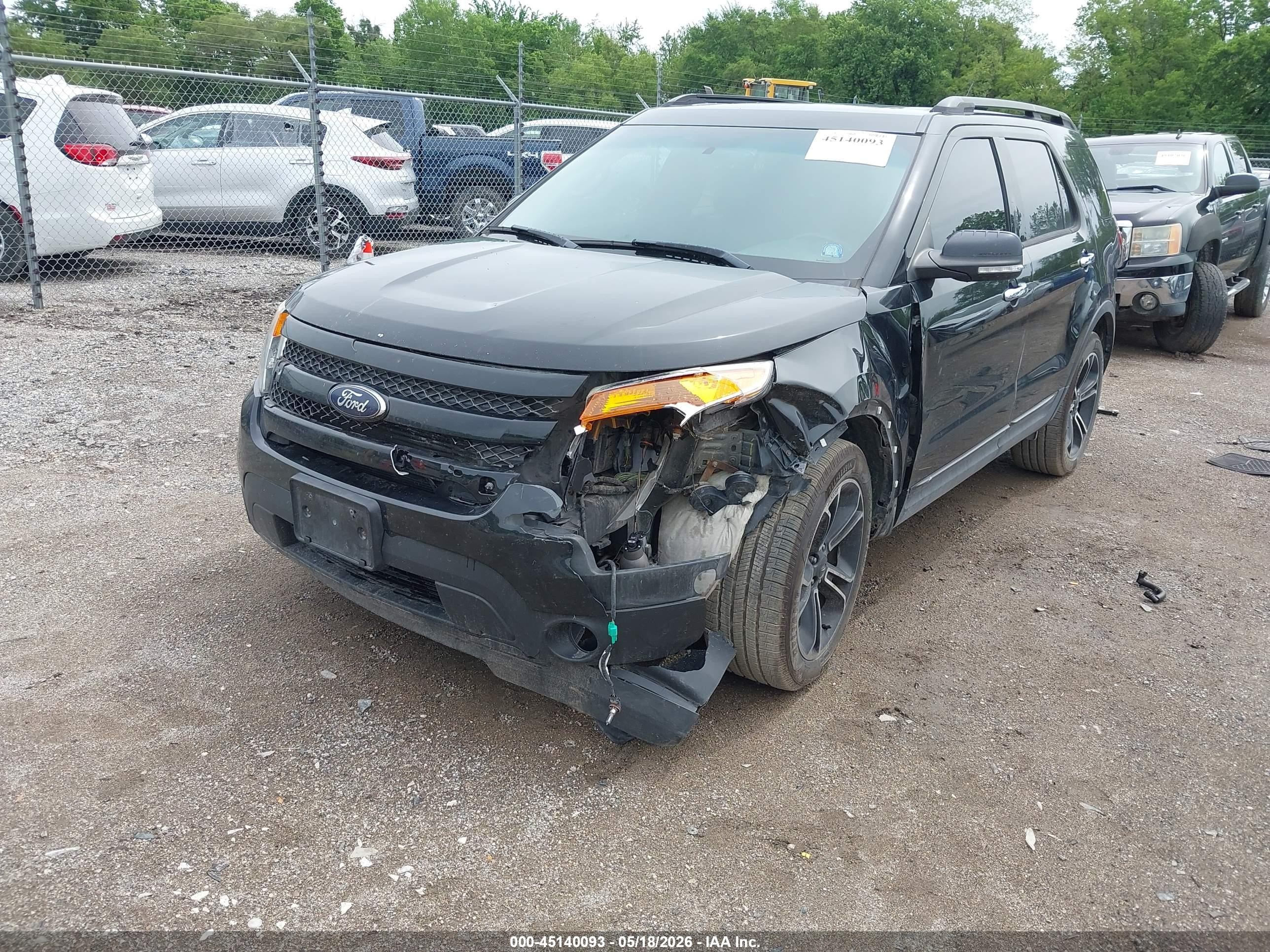 2013 Ford Explorer Sport Black vin: 1FM5K8GT9DGC02746