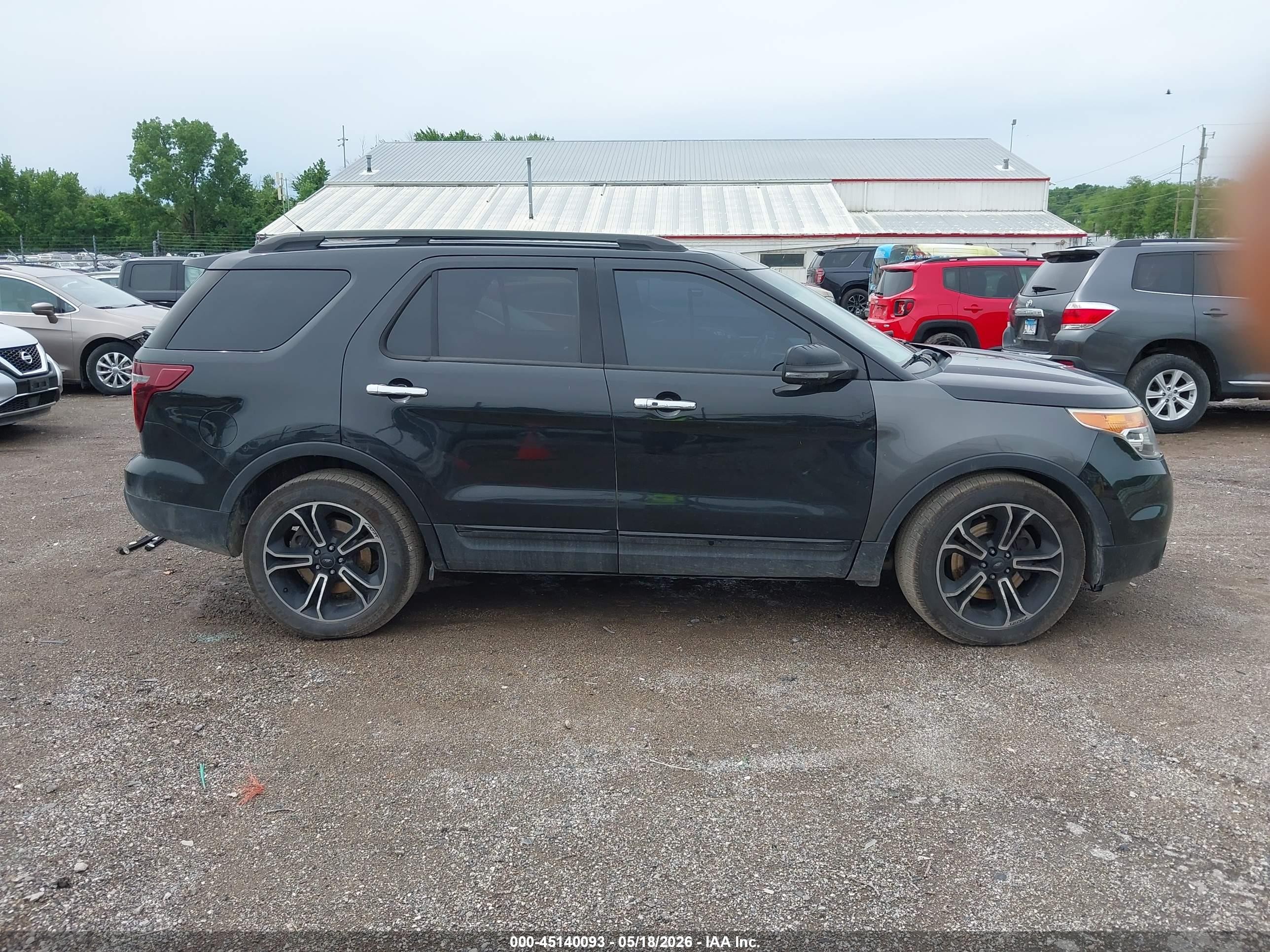 2013 Ford Explorer Sport Black vin: 1FM5K8GT9DGC02746