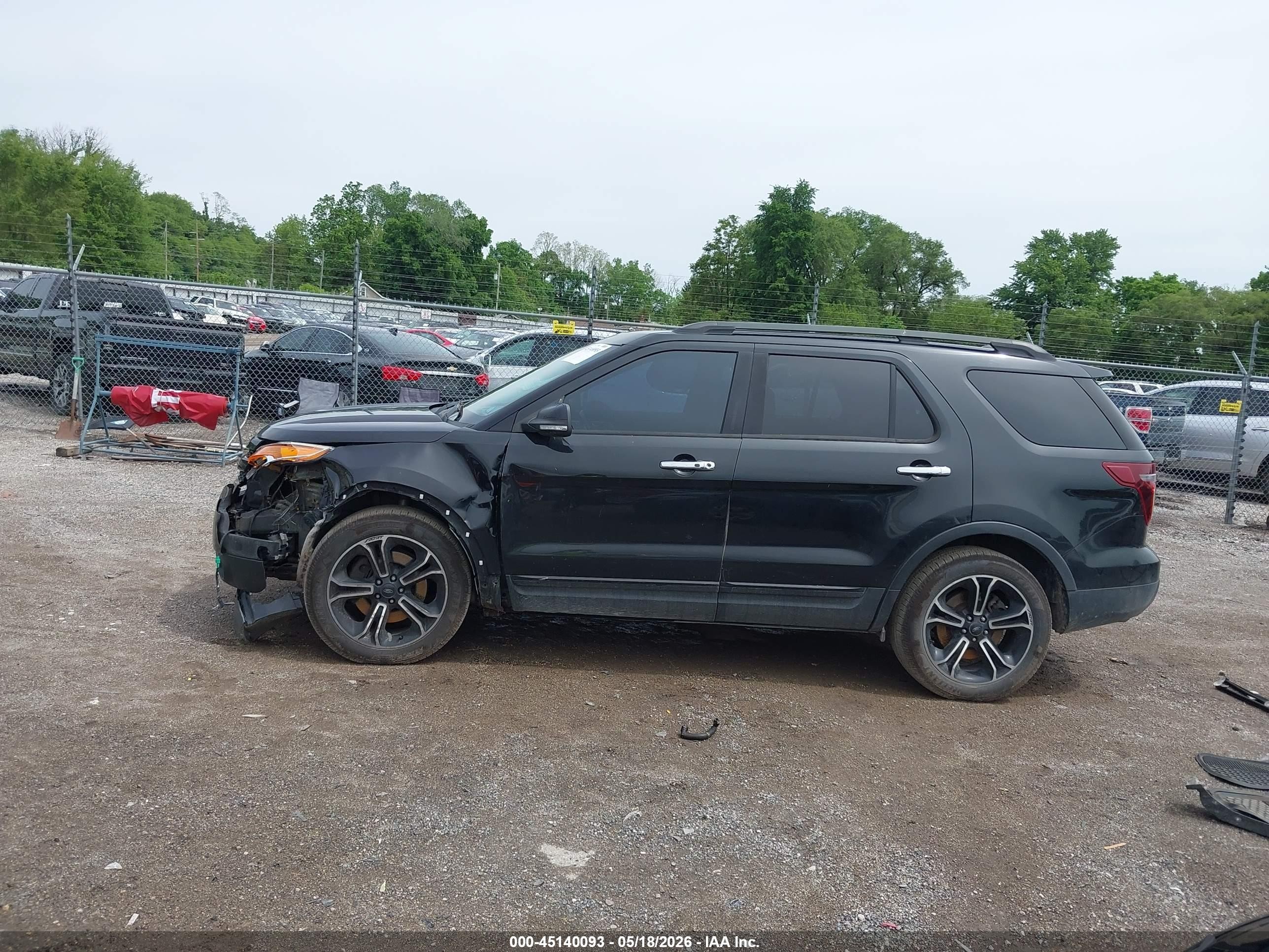 2013 Ford Explorer Sport Black vin: 1FM5K8GT9DGC02746