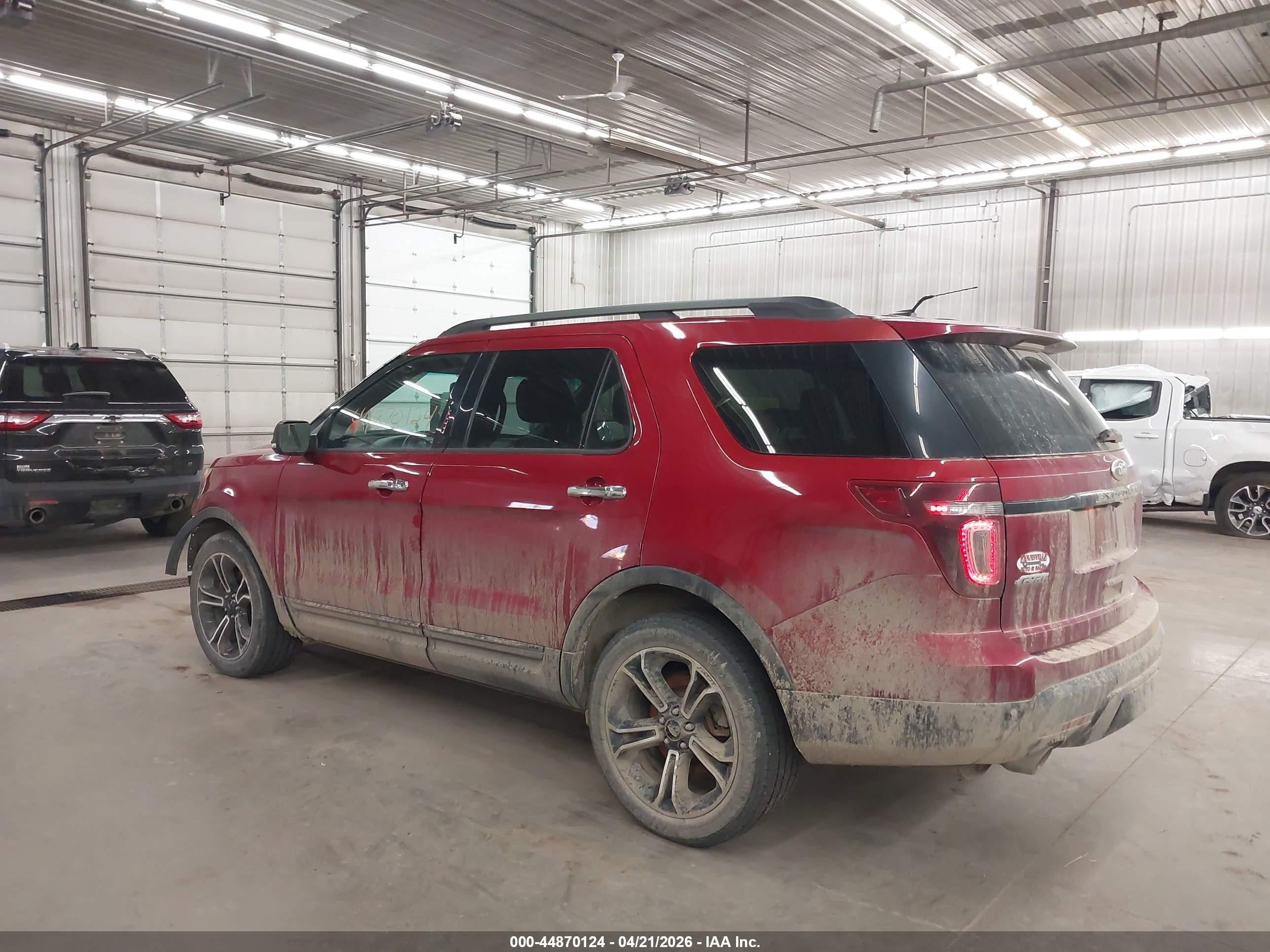 2013 Ford Explorer Sport Red vin: 1FM5K8GT9DGC14332