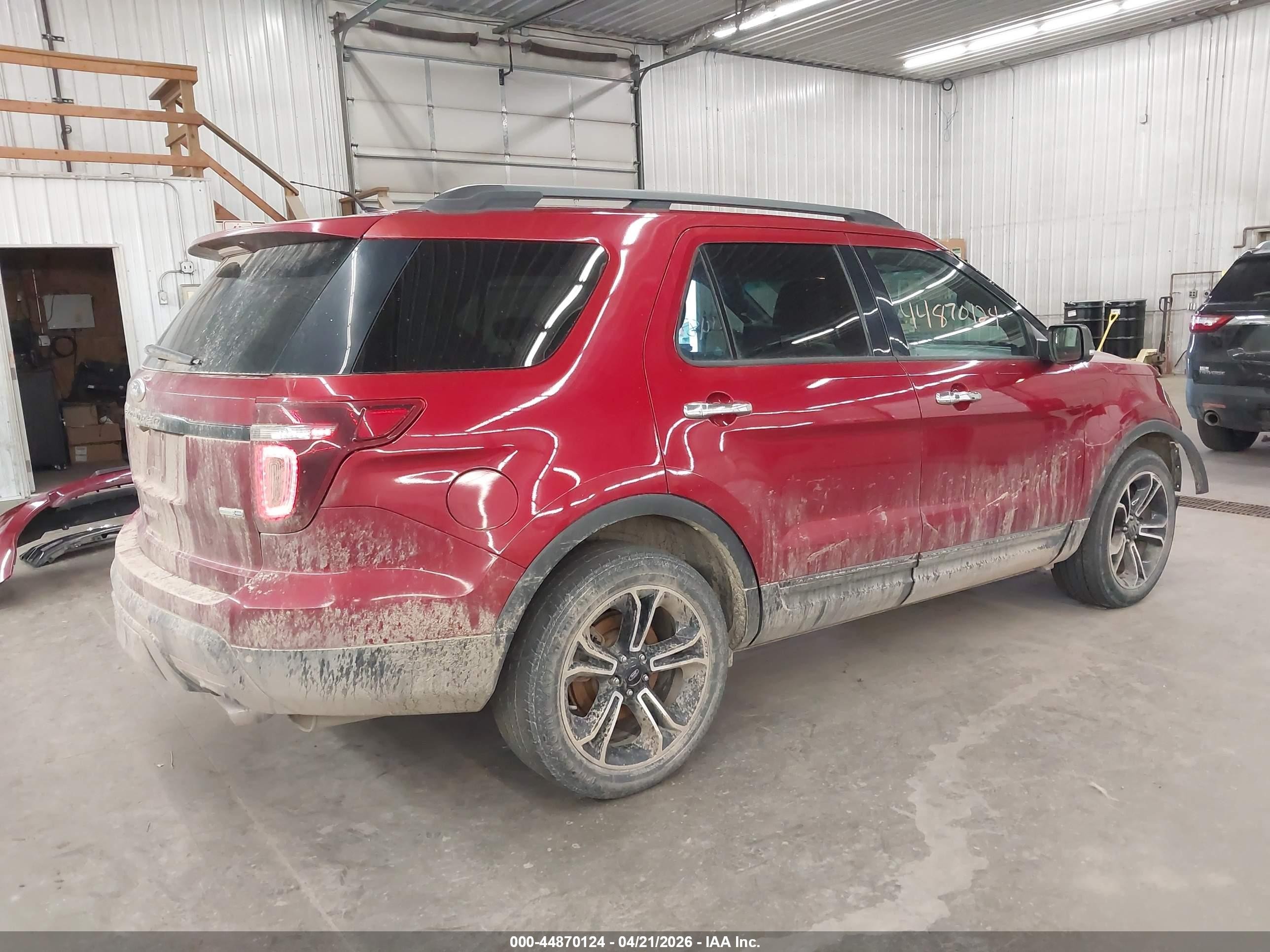2013 Ford Explorer Sport Red vin: 1FM5K8GT9DGC14332