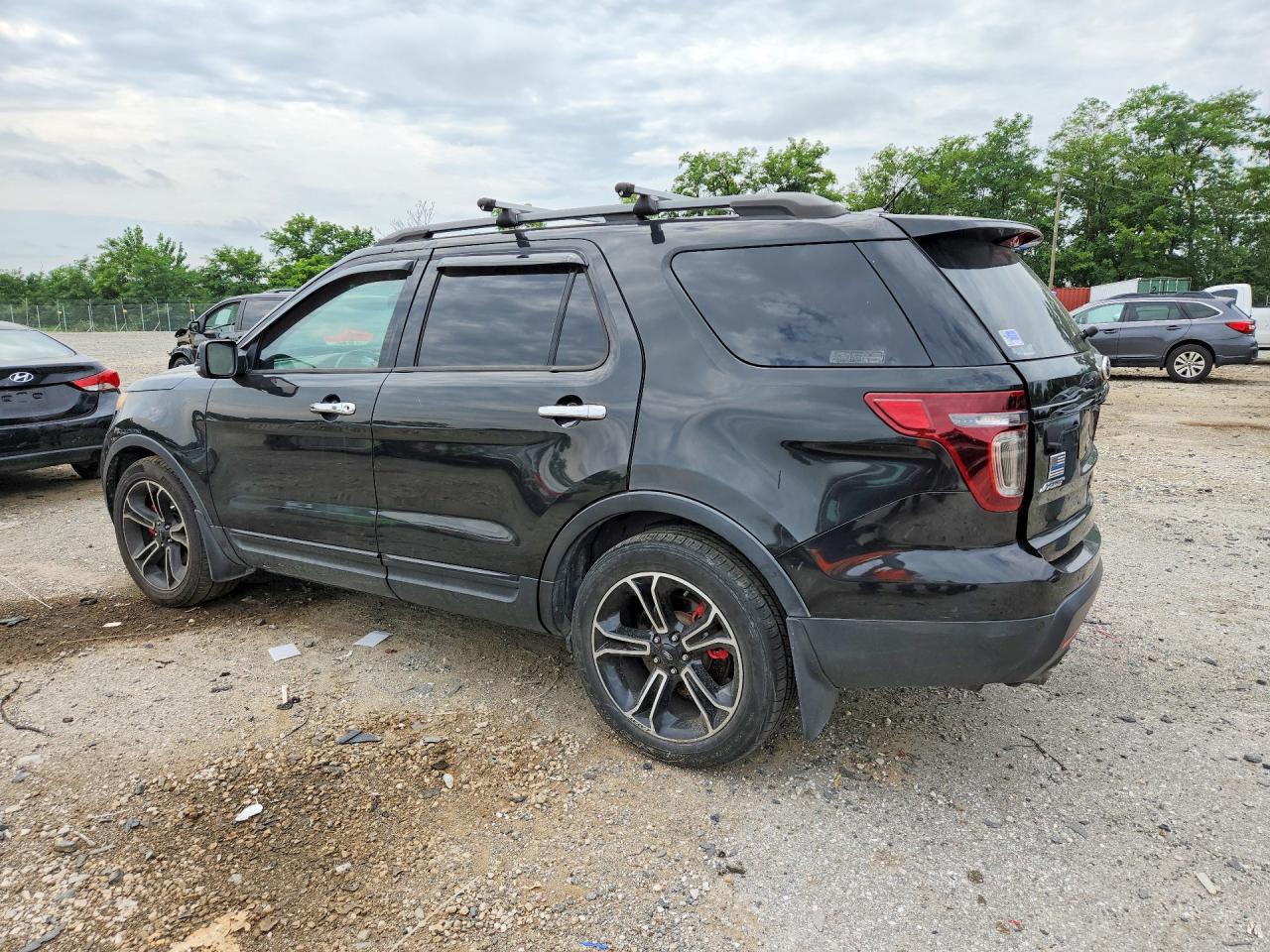 2013 Ford Explorer Sport Black vin: 1FM5K8GT9DGC76555