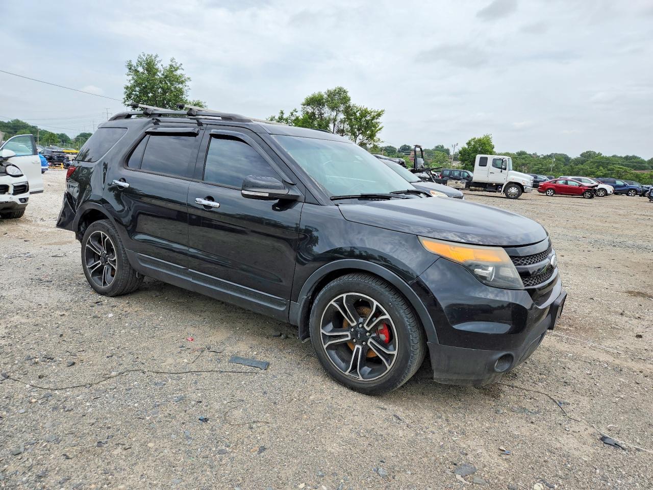 2013 Ford Explorer Sport Black vin: 1FM5K8GT9DGC76555