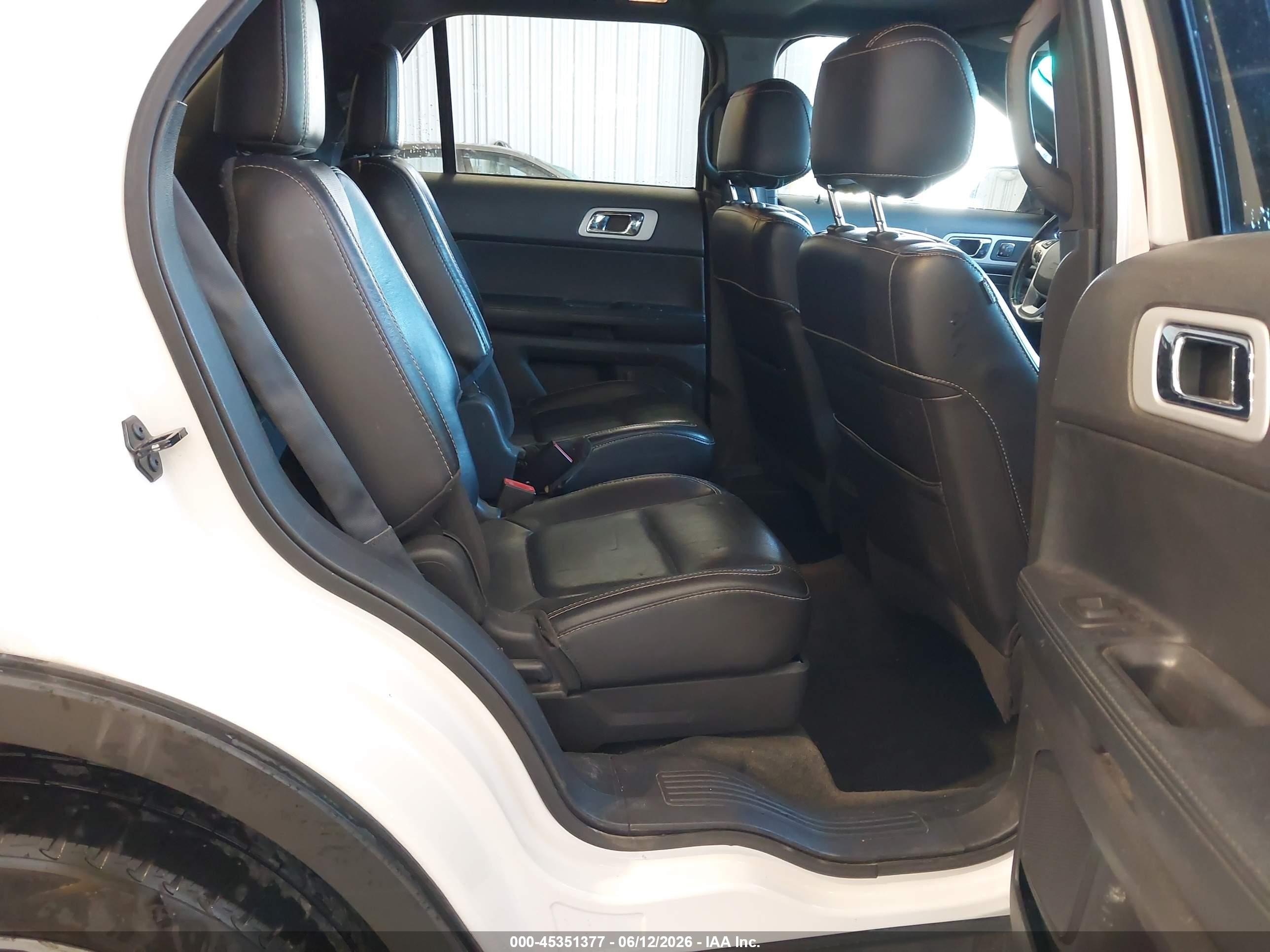 2013 Ford Explorer Sport White vin: 1FM5K8GT9DGC80704