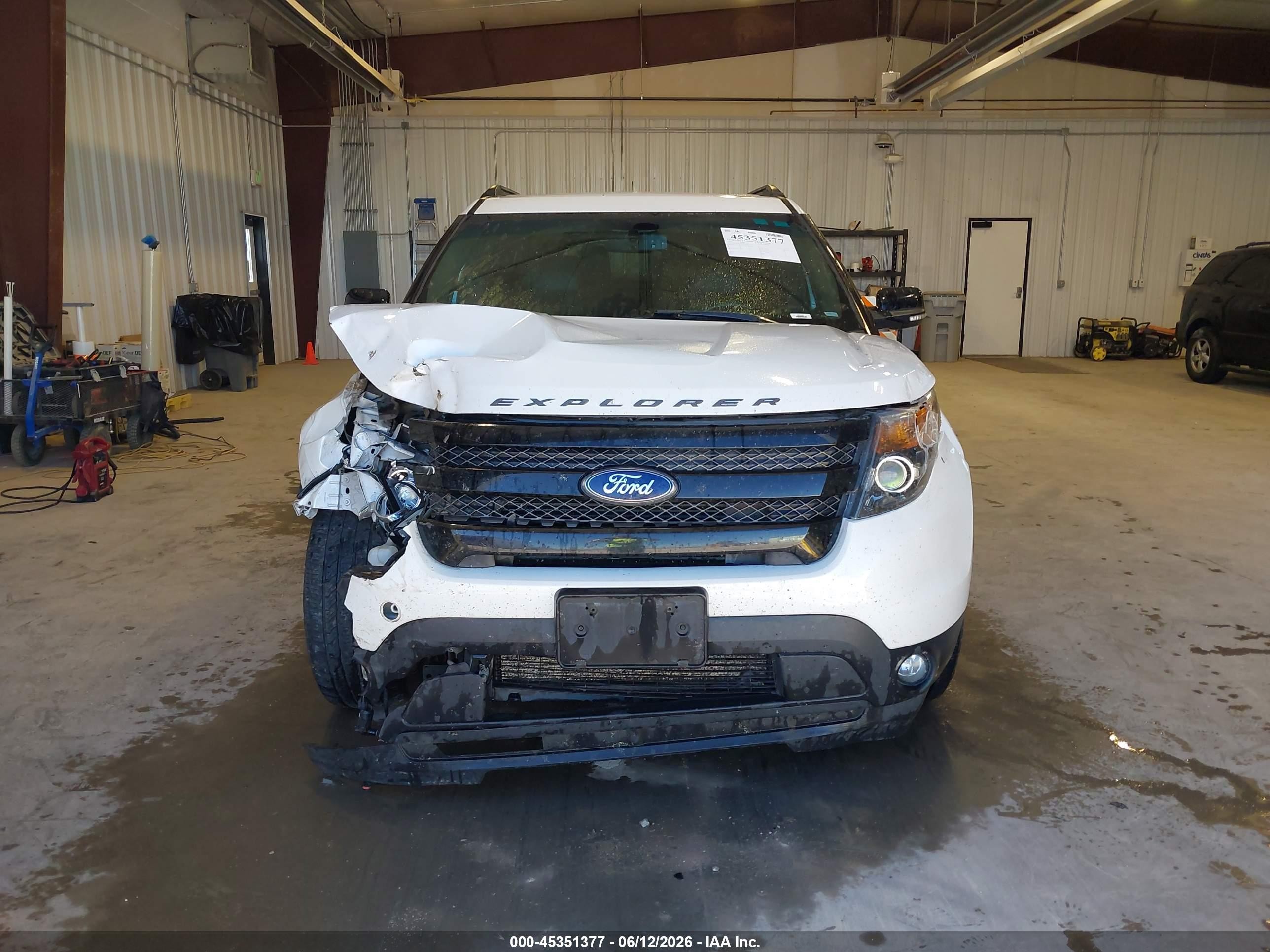 2013 Ford Explorer Sport White vin: 1FM5K8GT9DGC80704