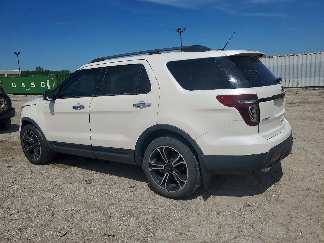 2014 Ford Explorer Sport Белый vin: 1FM5K8GT9EGA00152