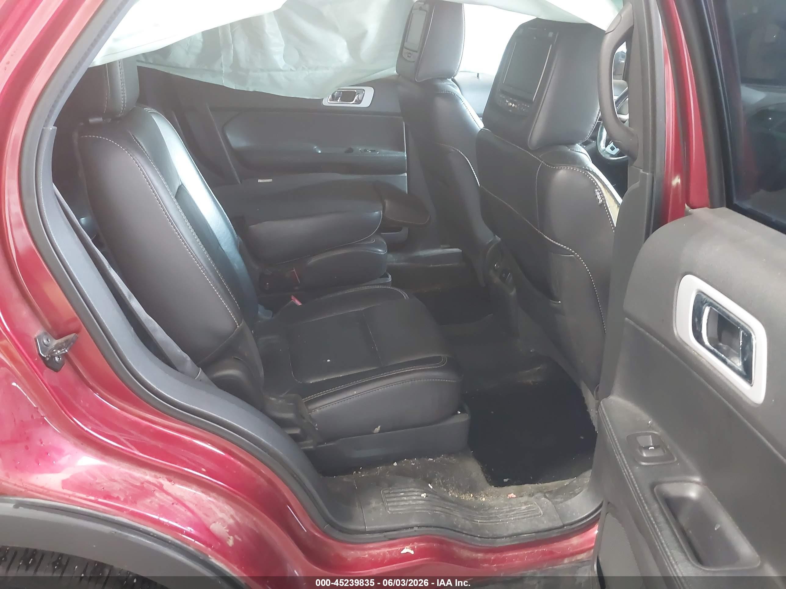 2014 Ford Explorer Sport Red vin: 1FM5K8GT9EGA32809