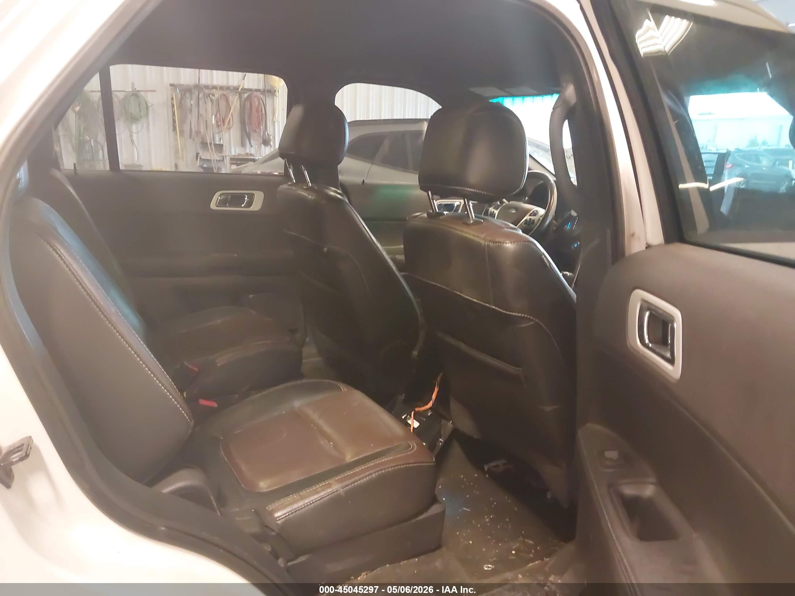 2014 Ford Explorer Sport White vin: 1FM5K8GT9EGA60965