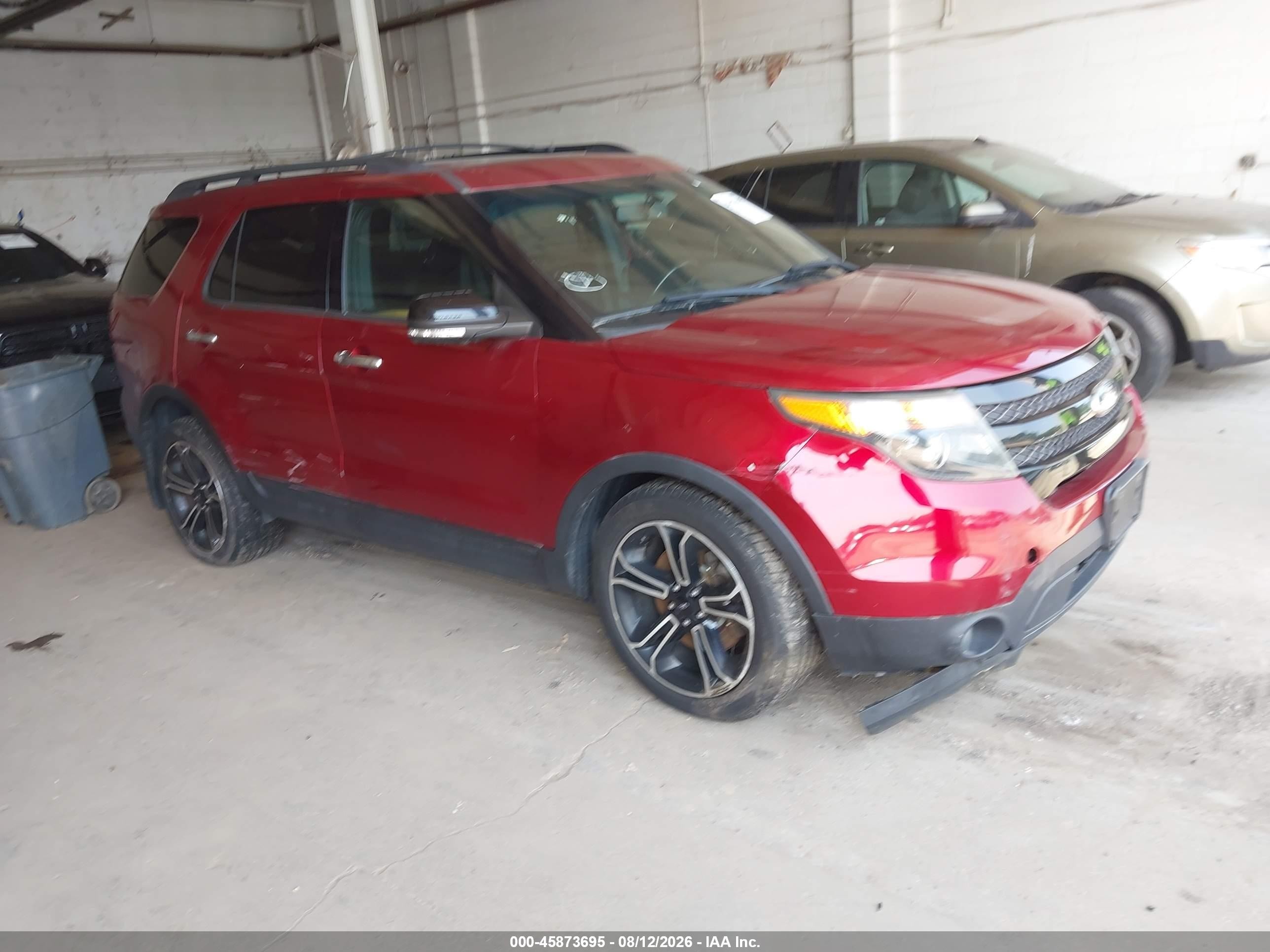 2014 Ford Explorer Sport Красный vin: 1FM5K8GT9EGC01050