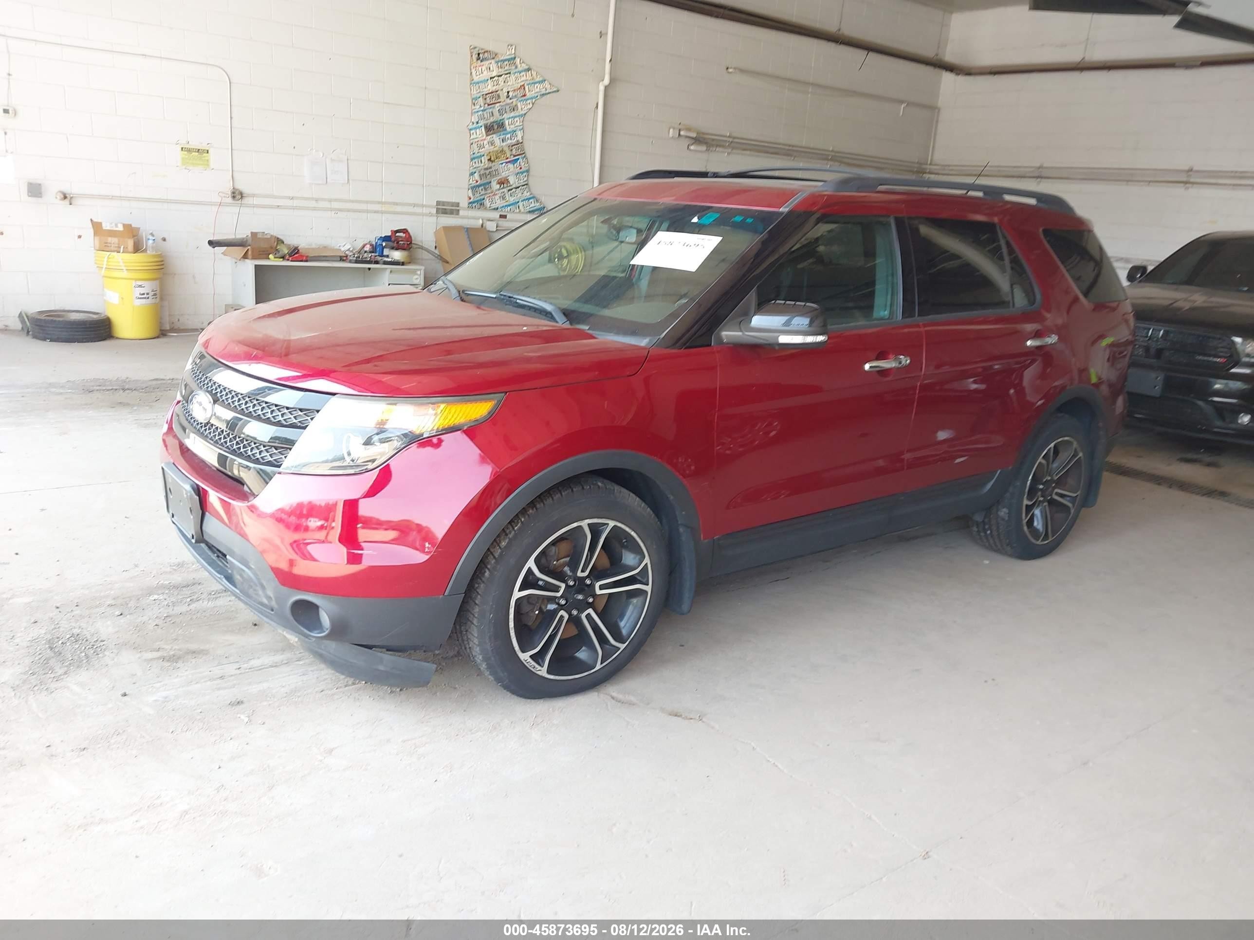 2014 Ford Explorer Sport Красный vin: 1FM5K8GT9EGC01050