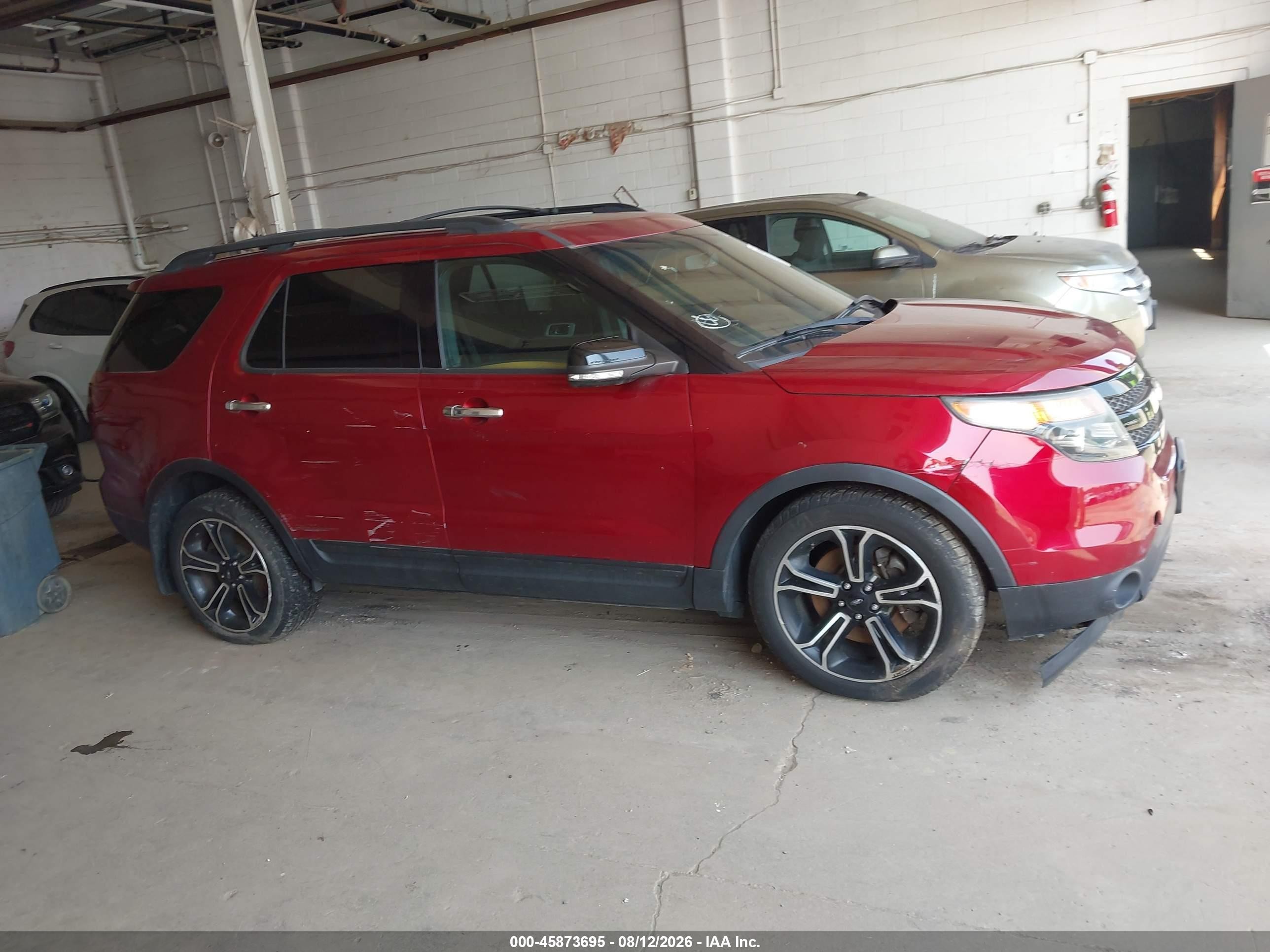 2014 Ford Explorer Sport Красный vin: 1FM5K8GT9EGC01050
