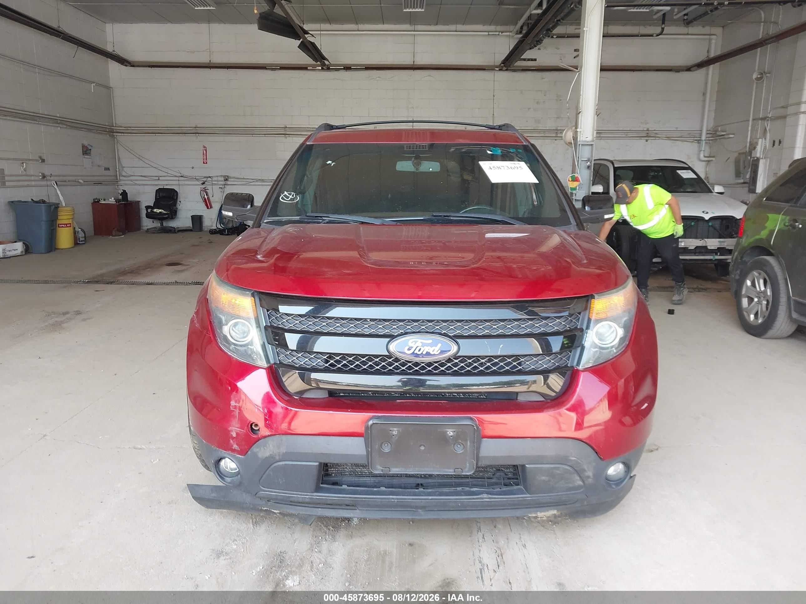 2014 Ford Explorer Sport Красный vin: 1FM5K8GT9EGC01050