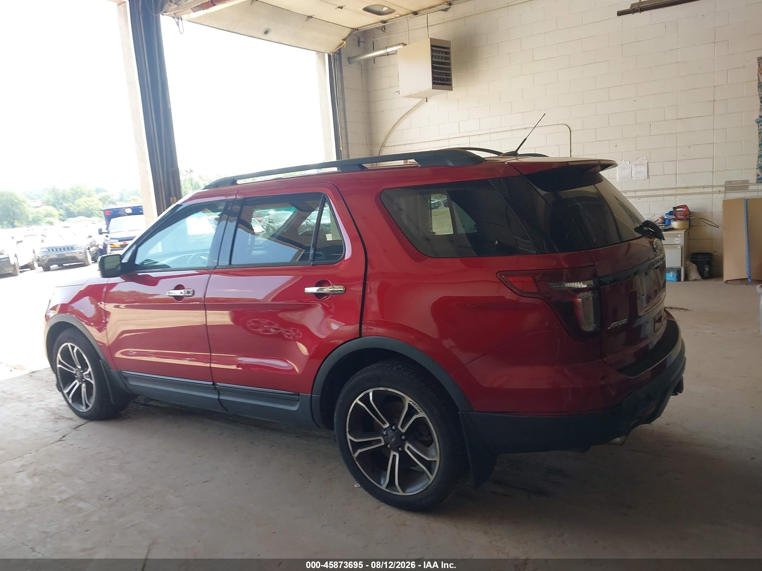 2014 Ford Explorer Sport Красный vin: 1FM5K8GT9EGC01050