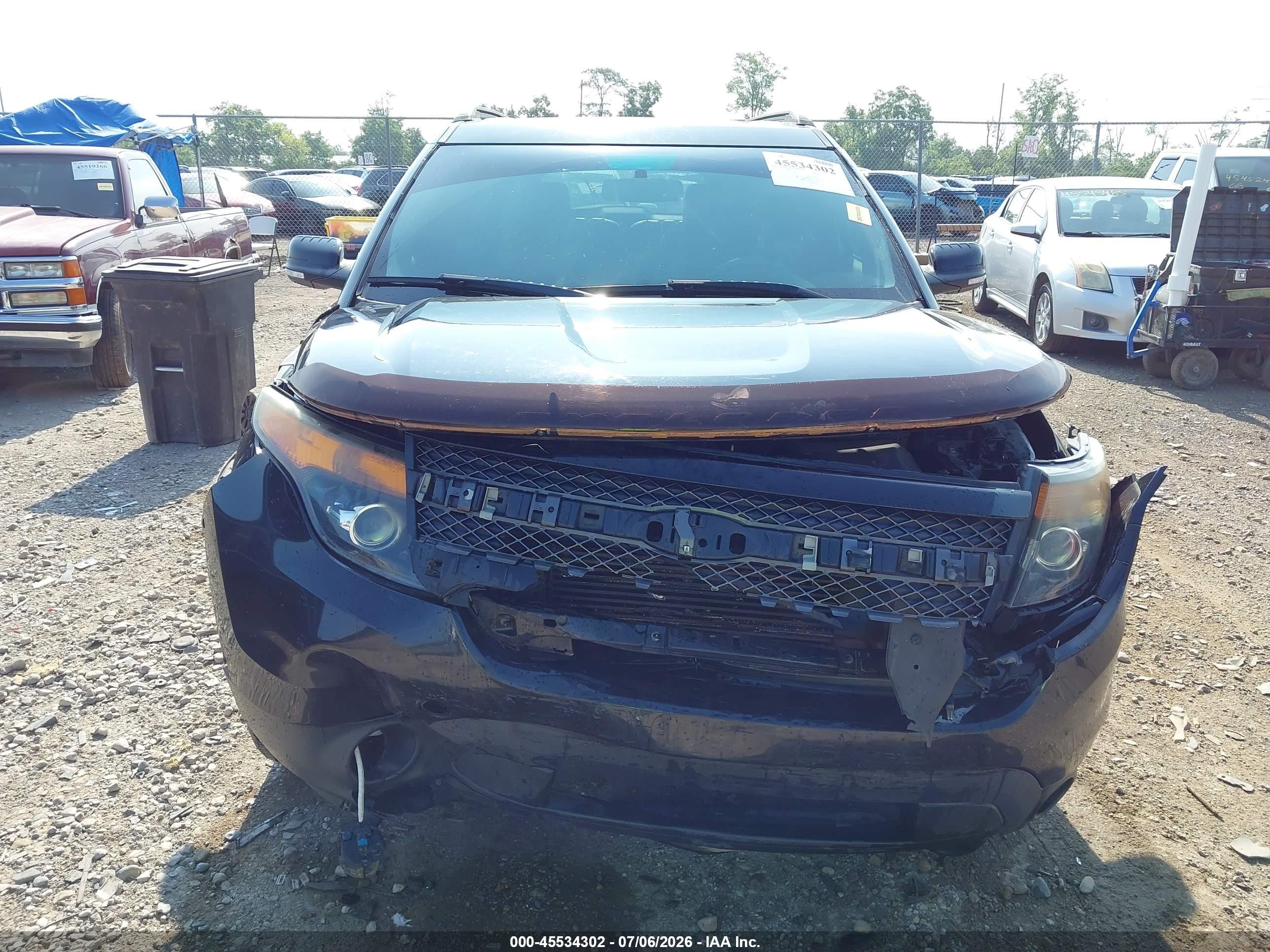 2014 Ford Explorer Sport Black vin: 1FM5K8GT9EGC21668